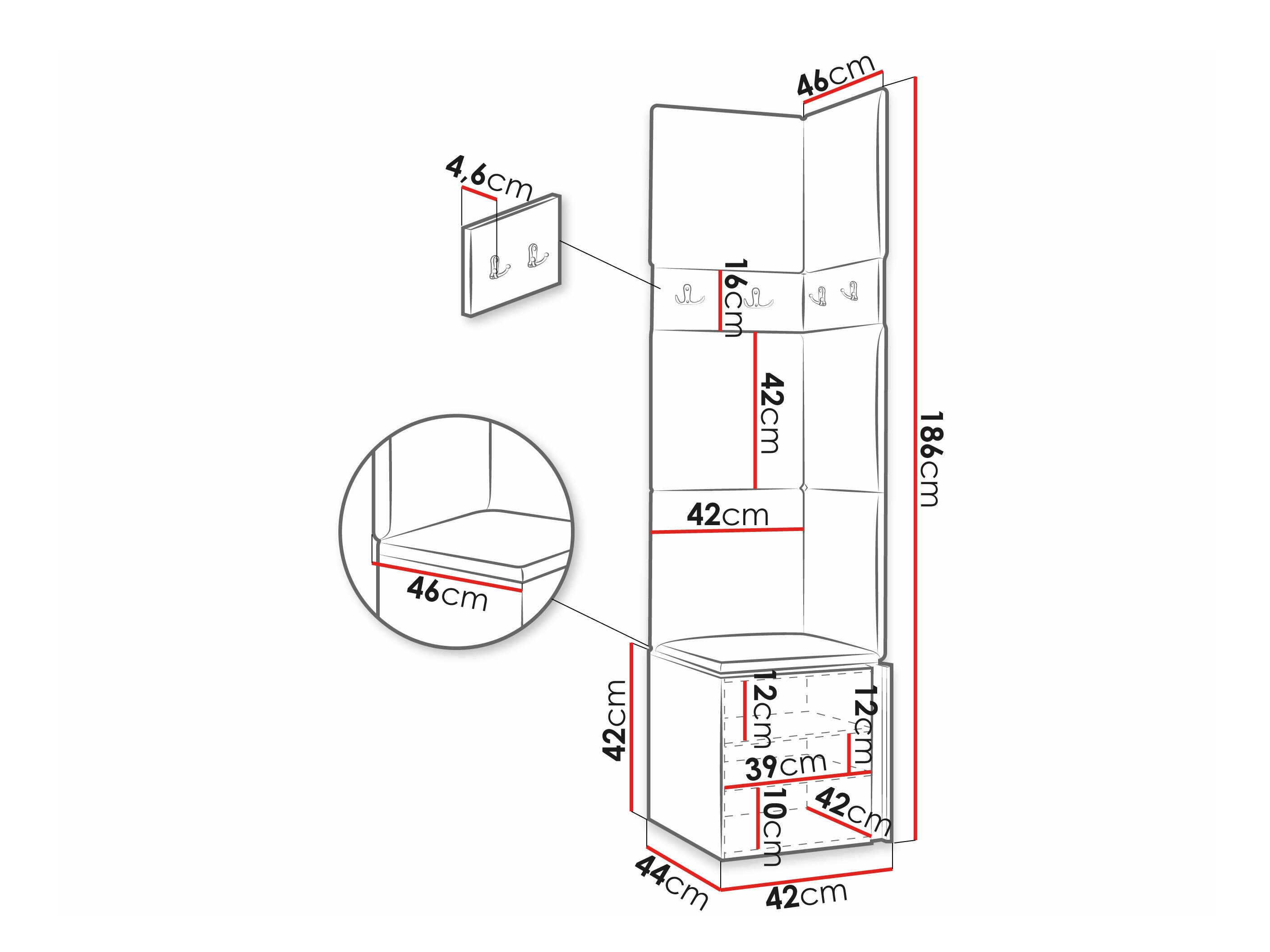 Gangmeubelset Hartford 347 (Wit)