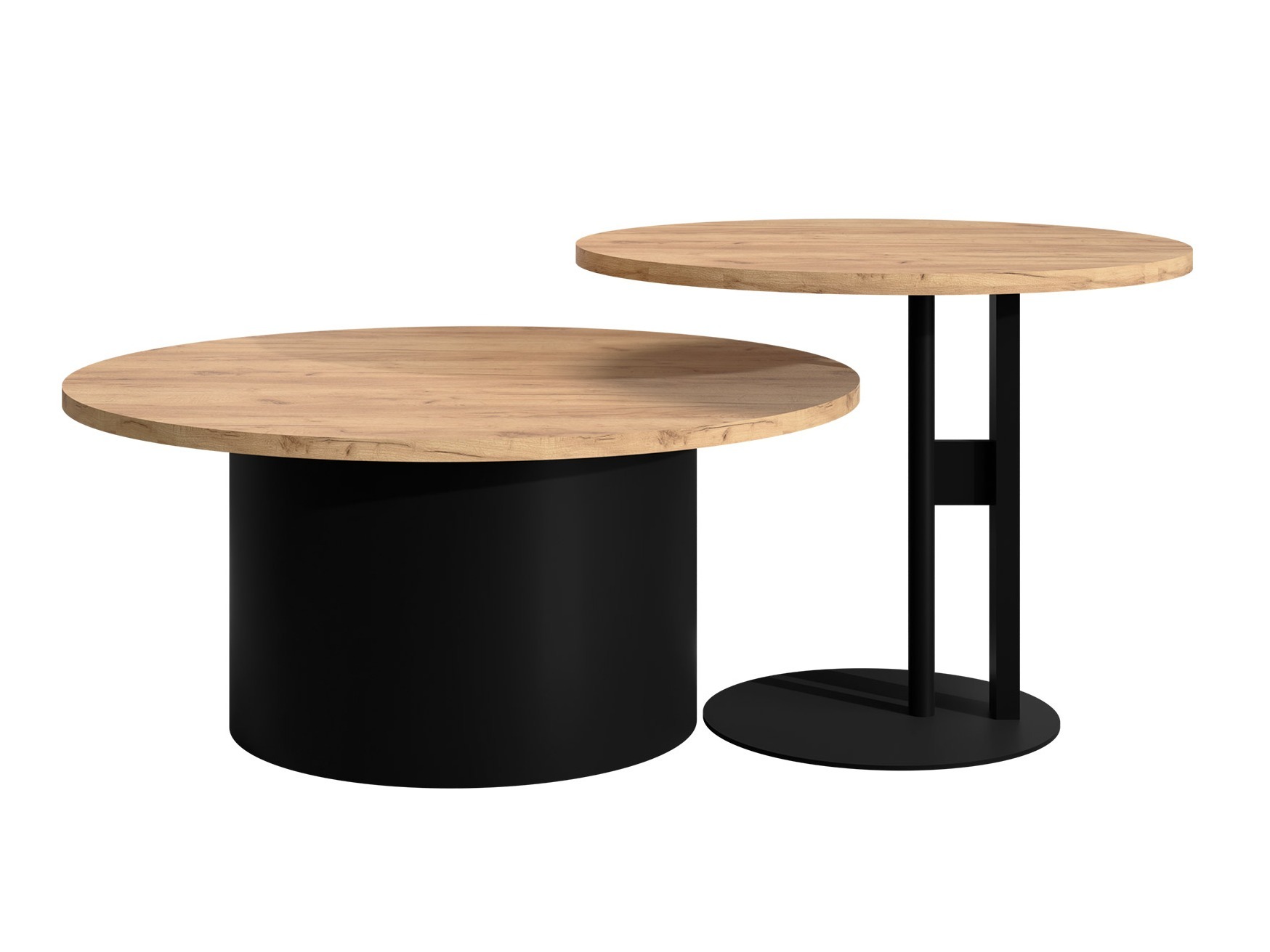 Salontafel set Oswego 159 (Ambachtelijke gouden eik)