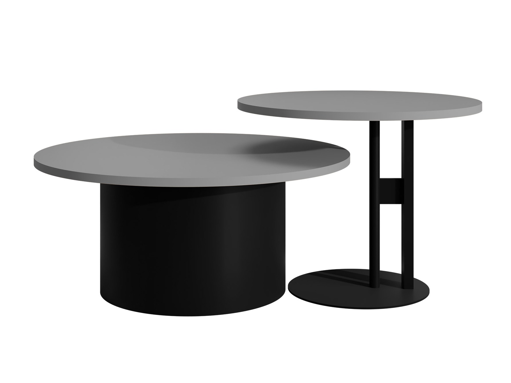 Salontafel set Oswego 159 (Grafiet)