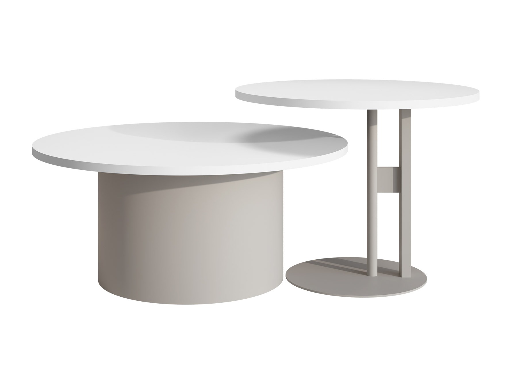 Salontafel set Oswego 160 (Wit)