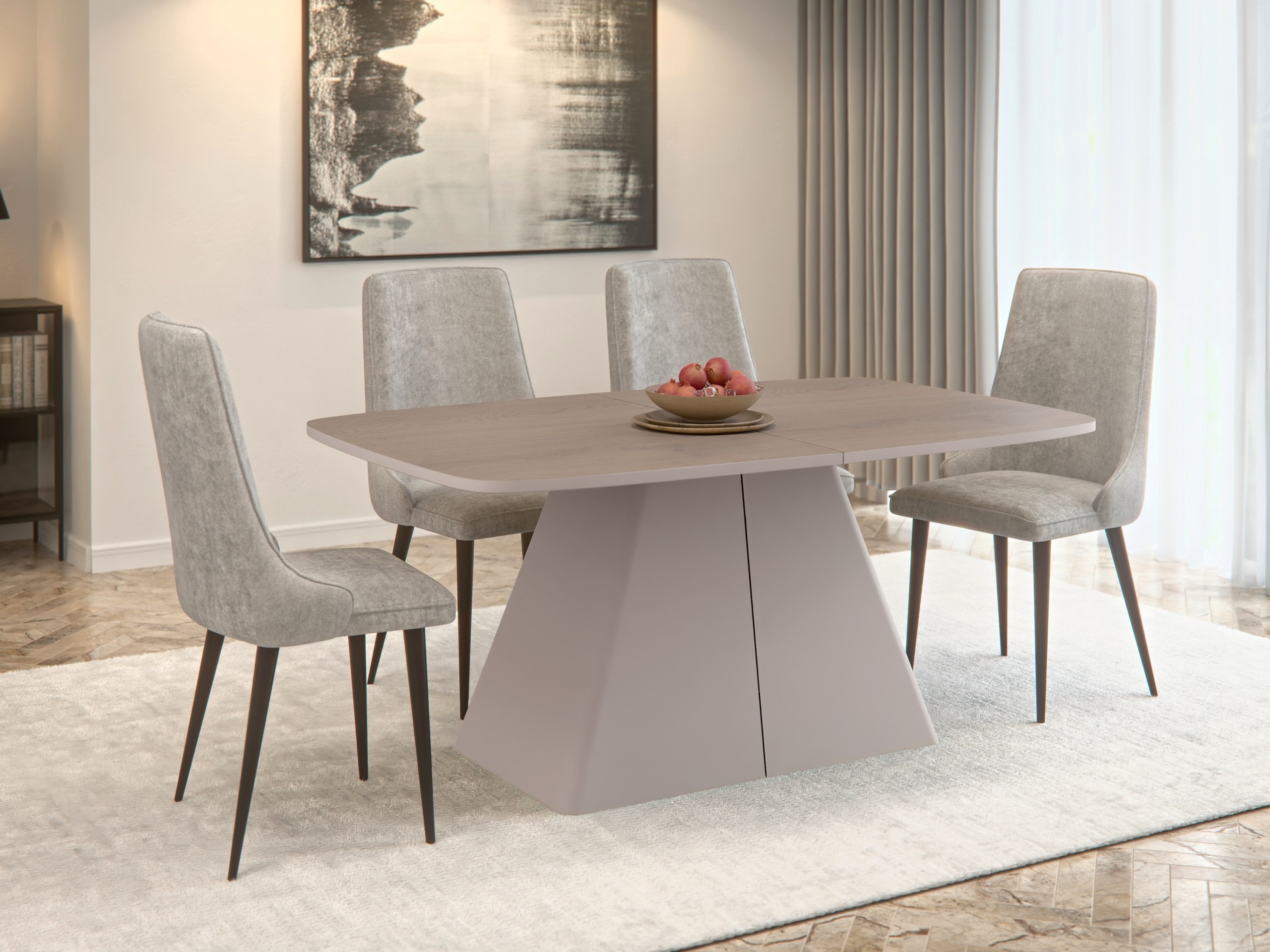 Tafel Oswego 170 (Eiken)