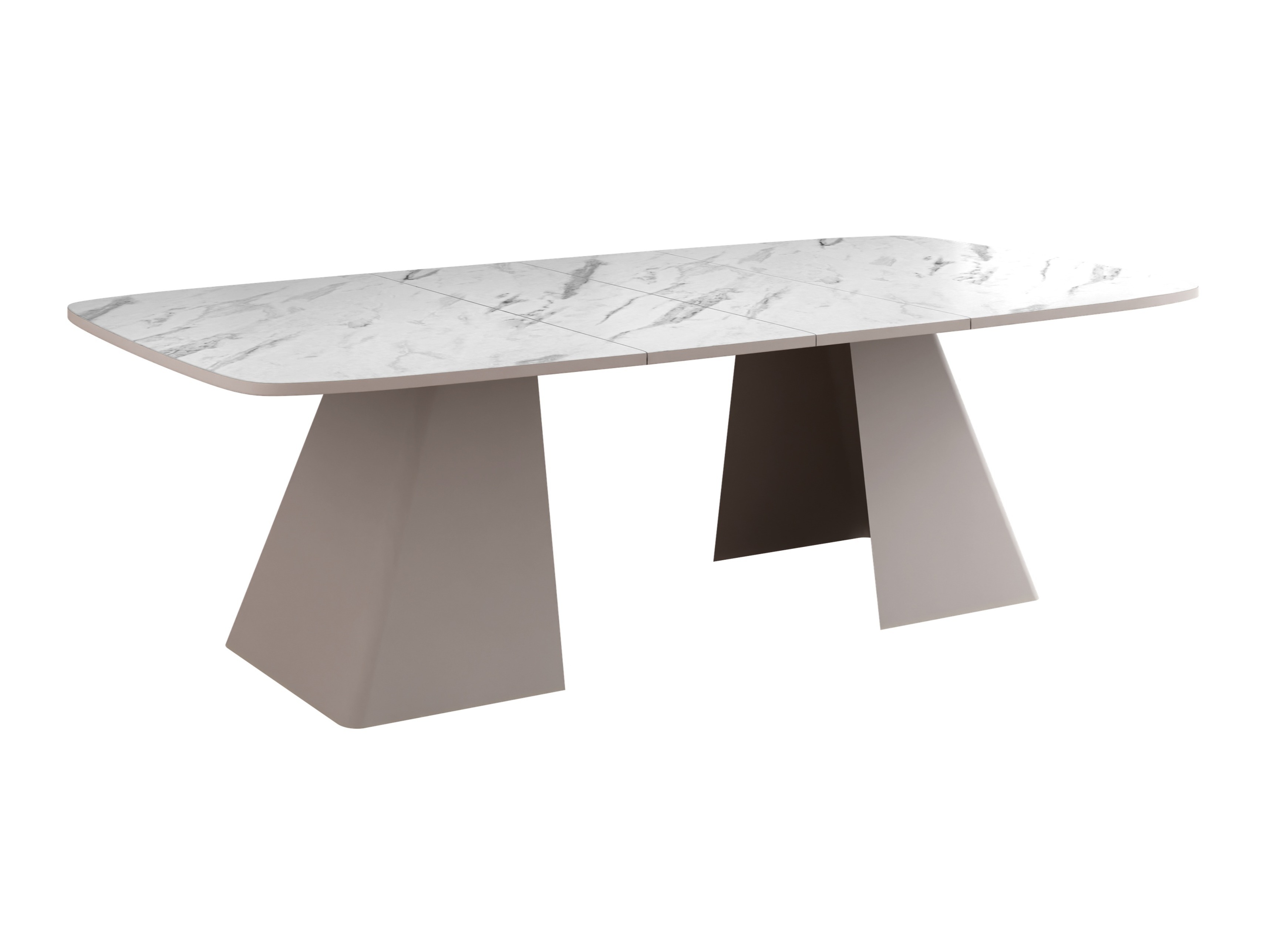 Tafel Oswego 170 (Wit marmer)