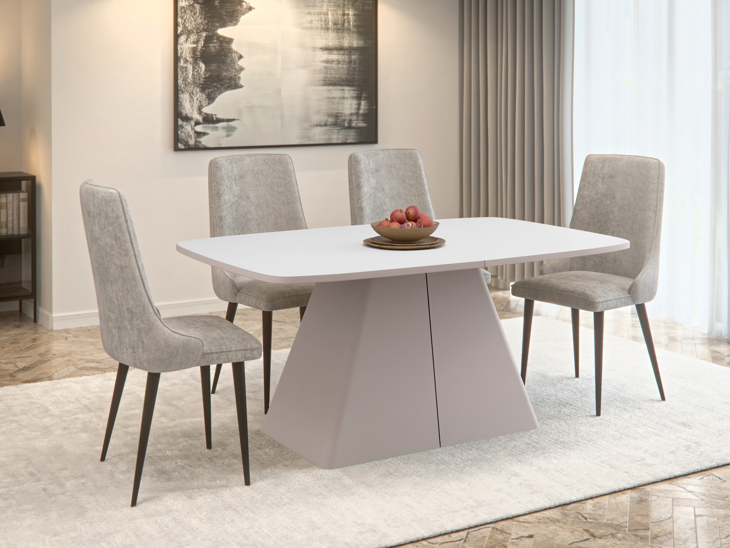 Tafel Oswego 170 (Wit)