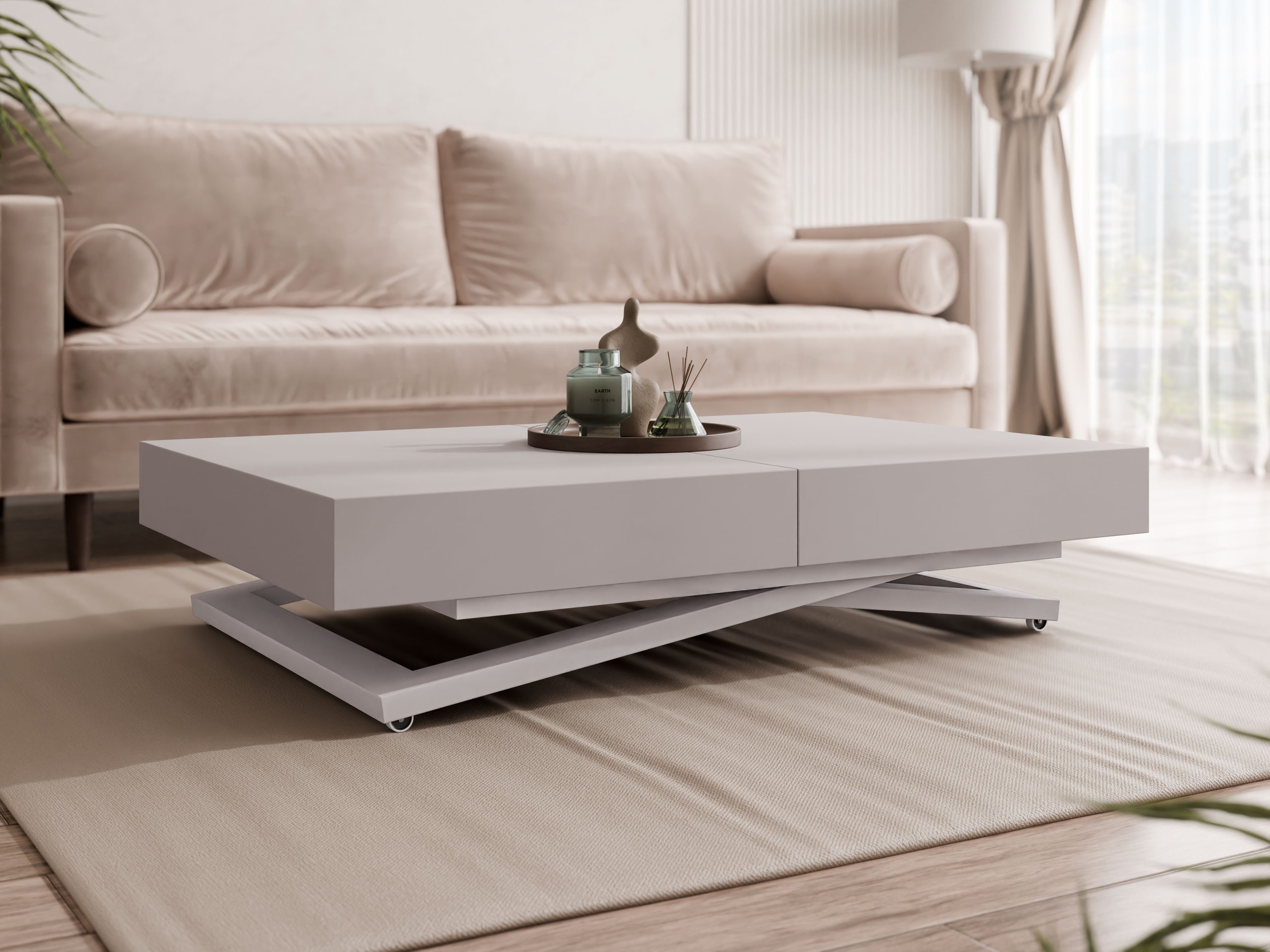 Transformeerbare salontafel Oswego 172 (Kasjmier)