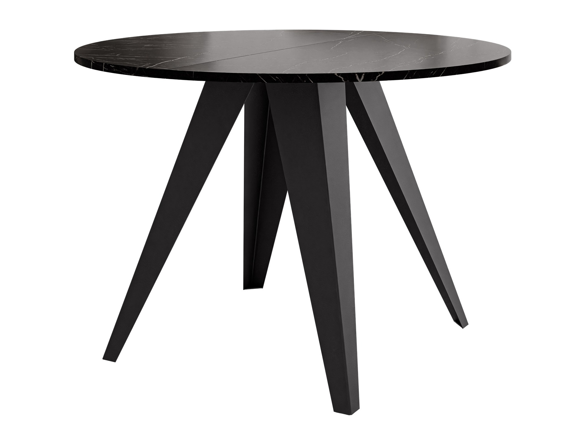 Tafel Oswego 175 (Zwart marmer)