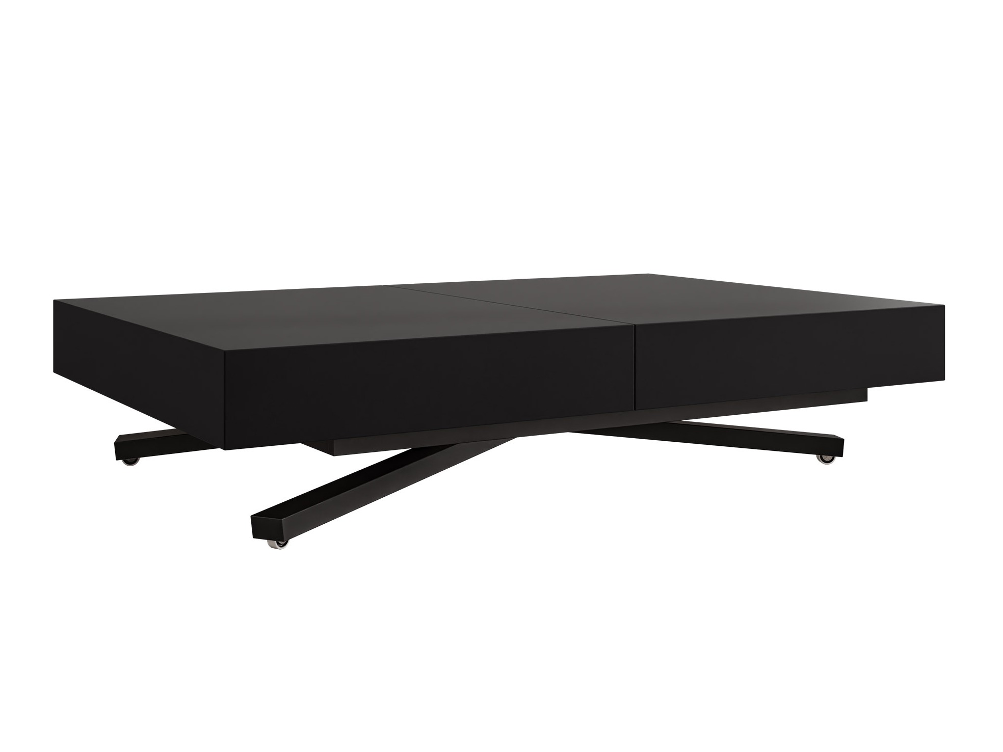 Transformeerbare salontafel Oswego 176 (Zwart)