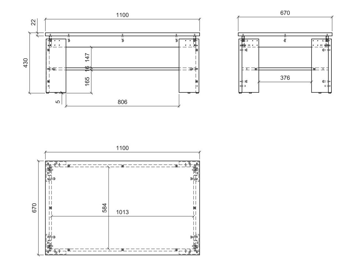 Salontafel Numeri 105