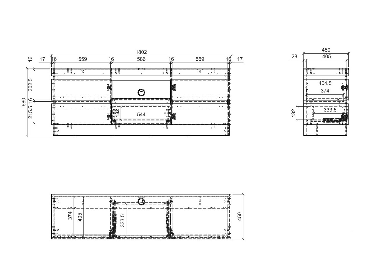 TV-meubel Numeri 101