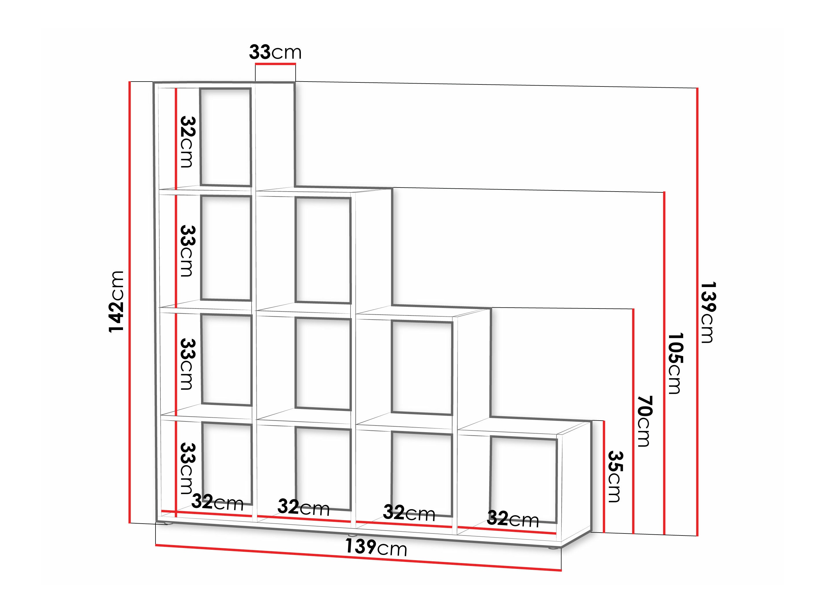 Boekenkast Lexicon I (Wit)
