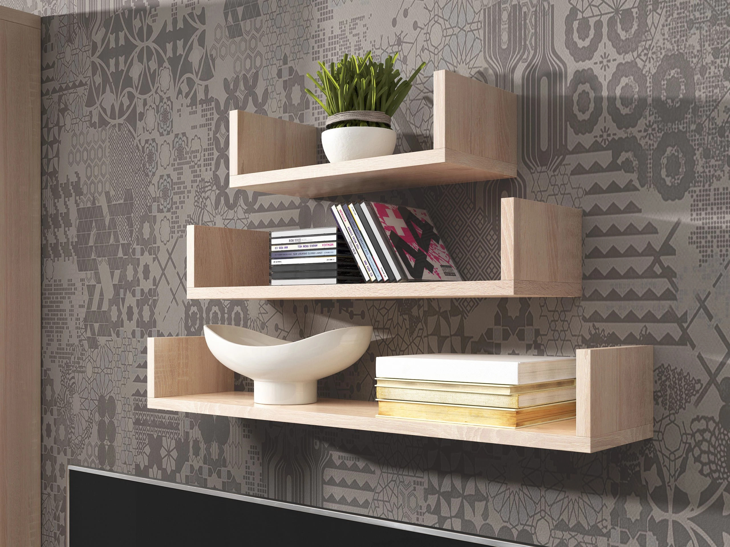Set wandplanken Lexicon (Sonoma eik)