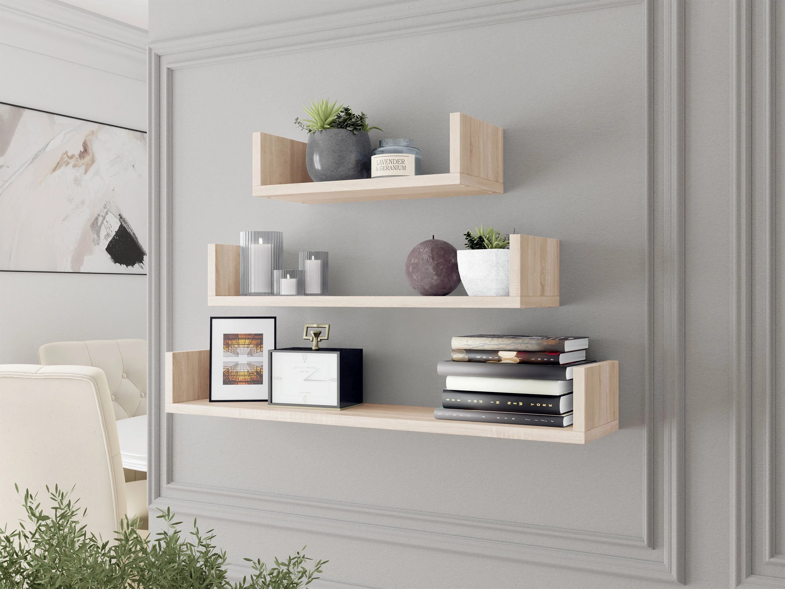 Set wandplanken Lexicon (Sonoma eik)
