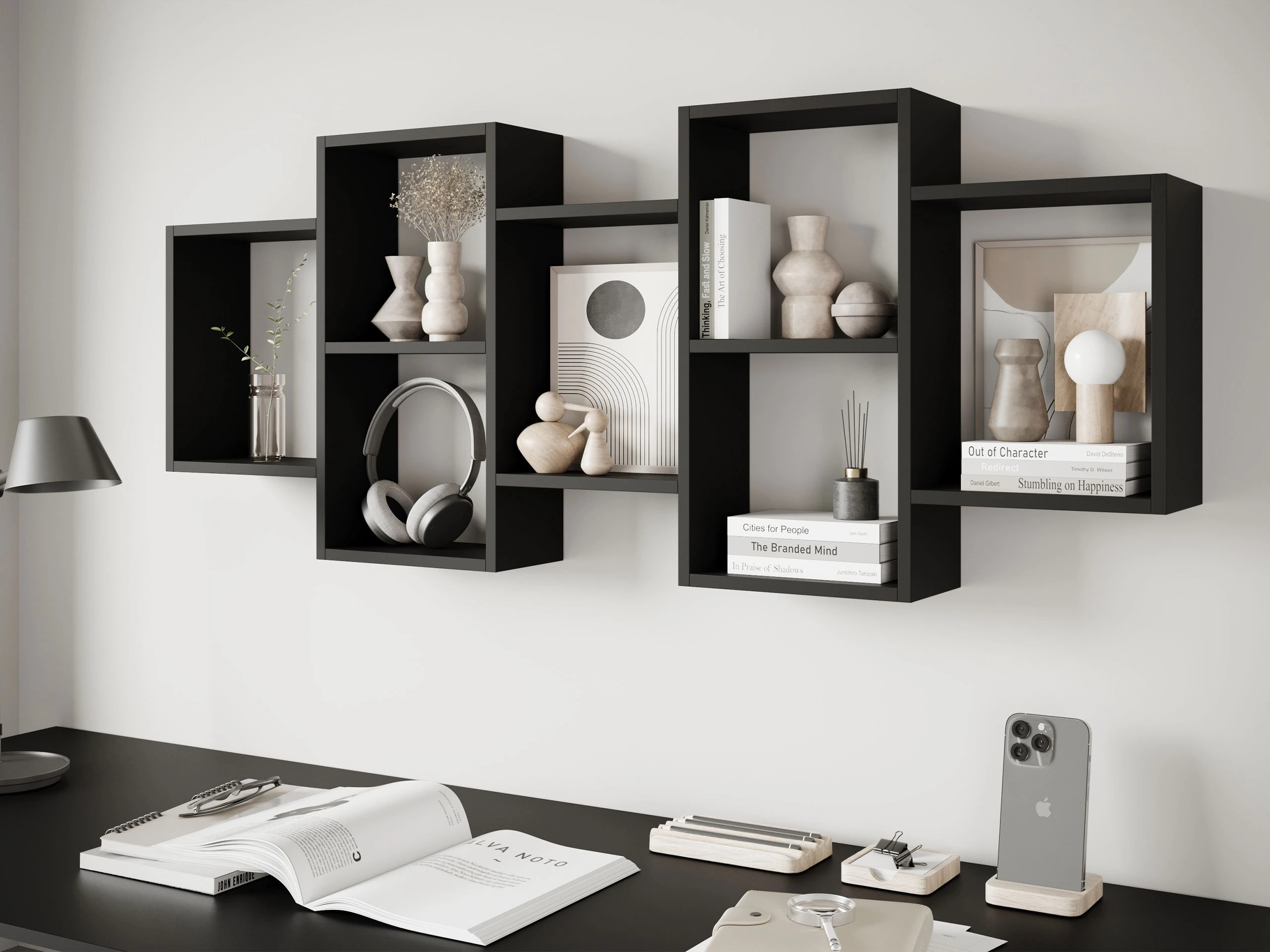 Wandplank Lexicon (Grafiet)