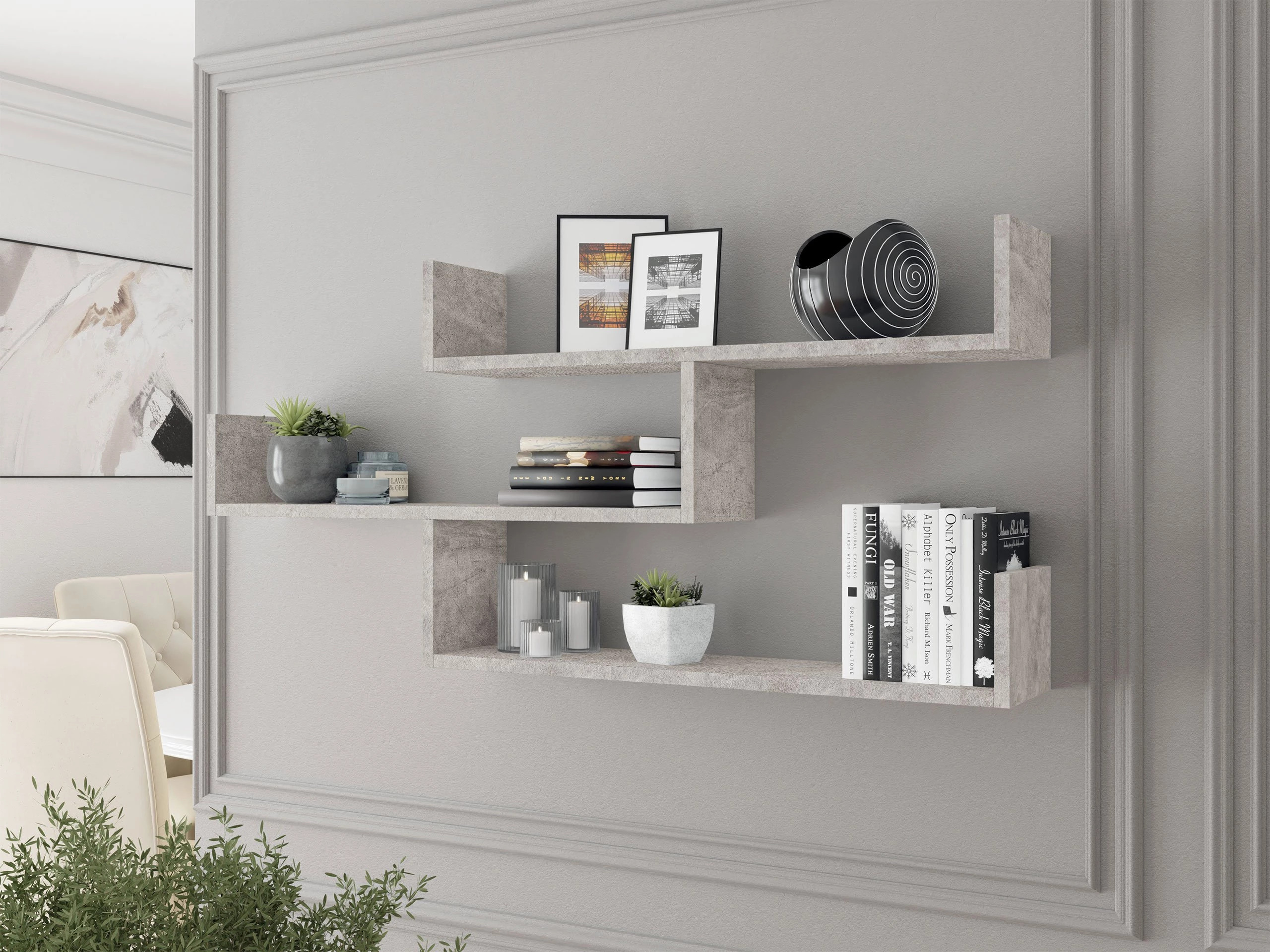 Wandplank Lexicon I (Beton)