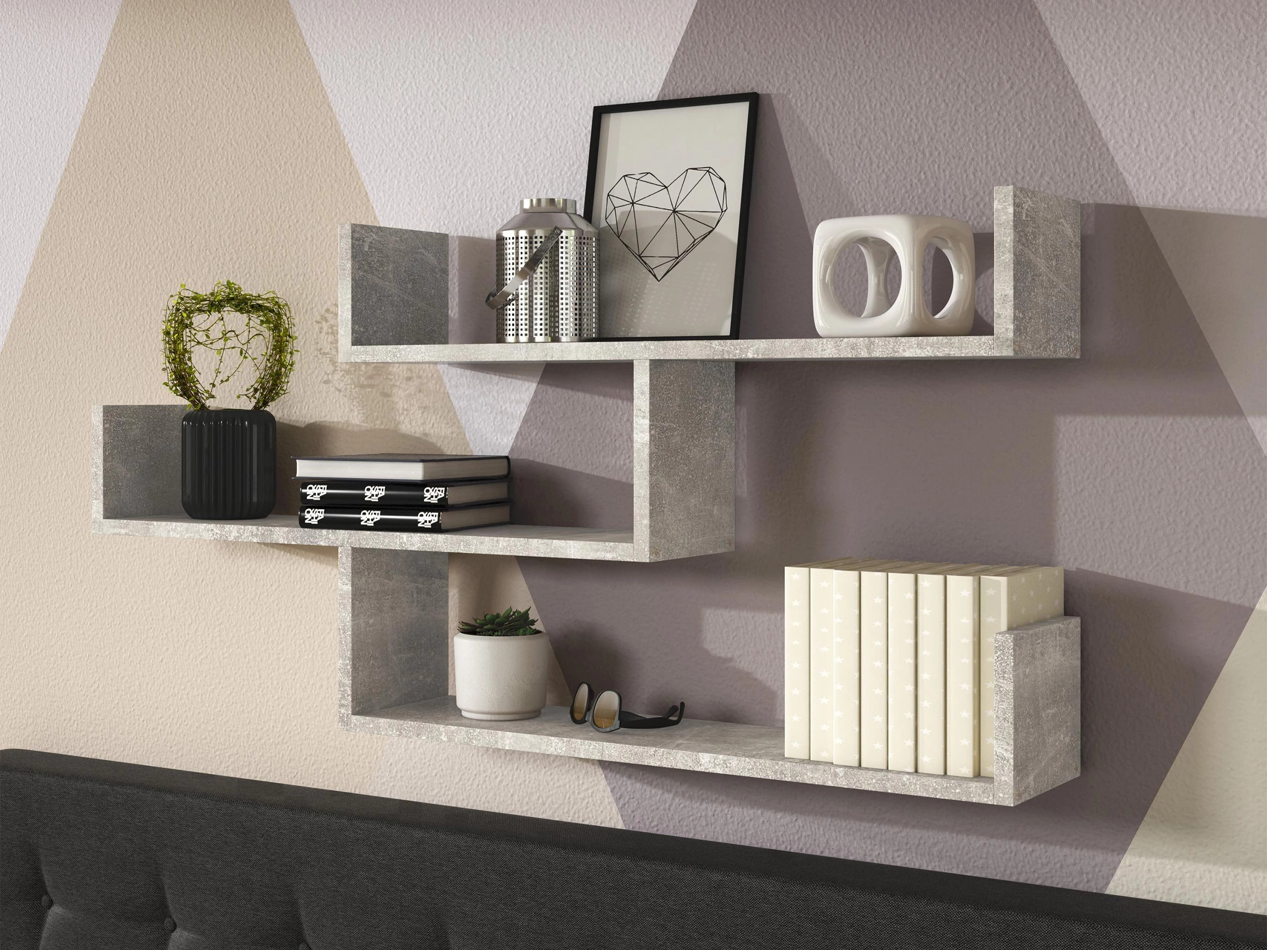 Wandplank Lexicon I (Beton)