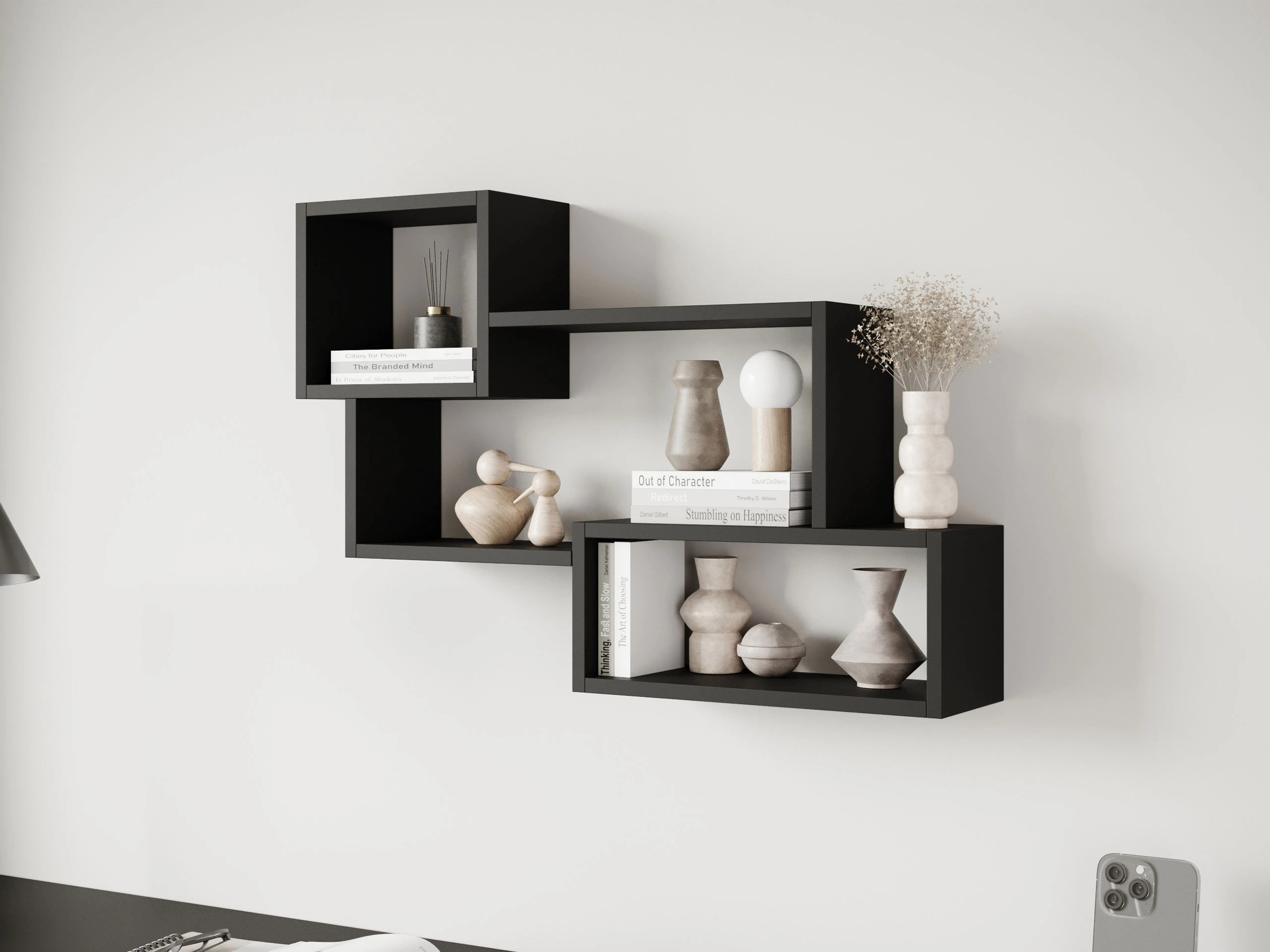 Wandplank Lexicon II (Grafiet)