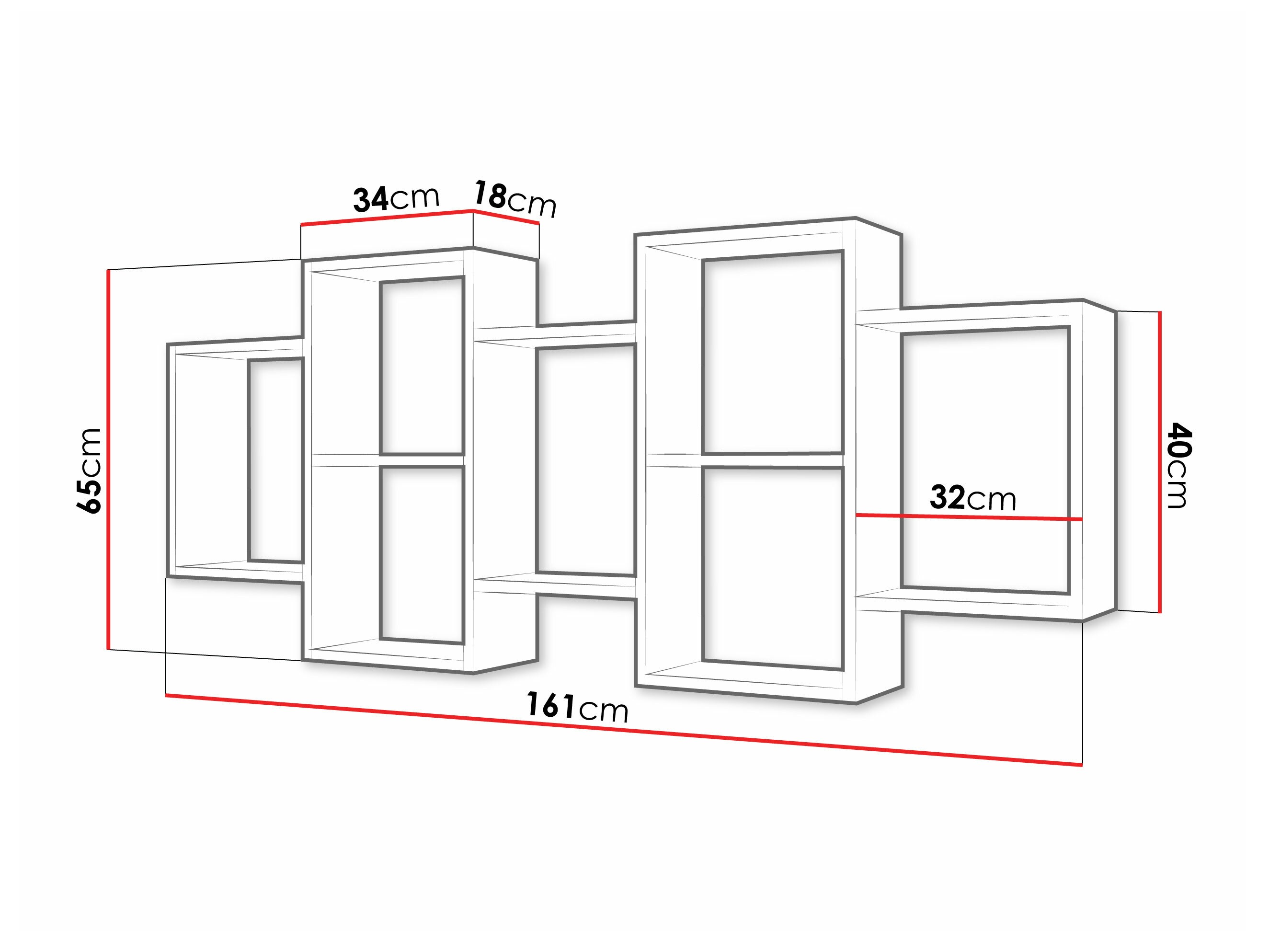 Wandplank Sarasota 103 (Wit)