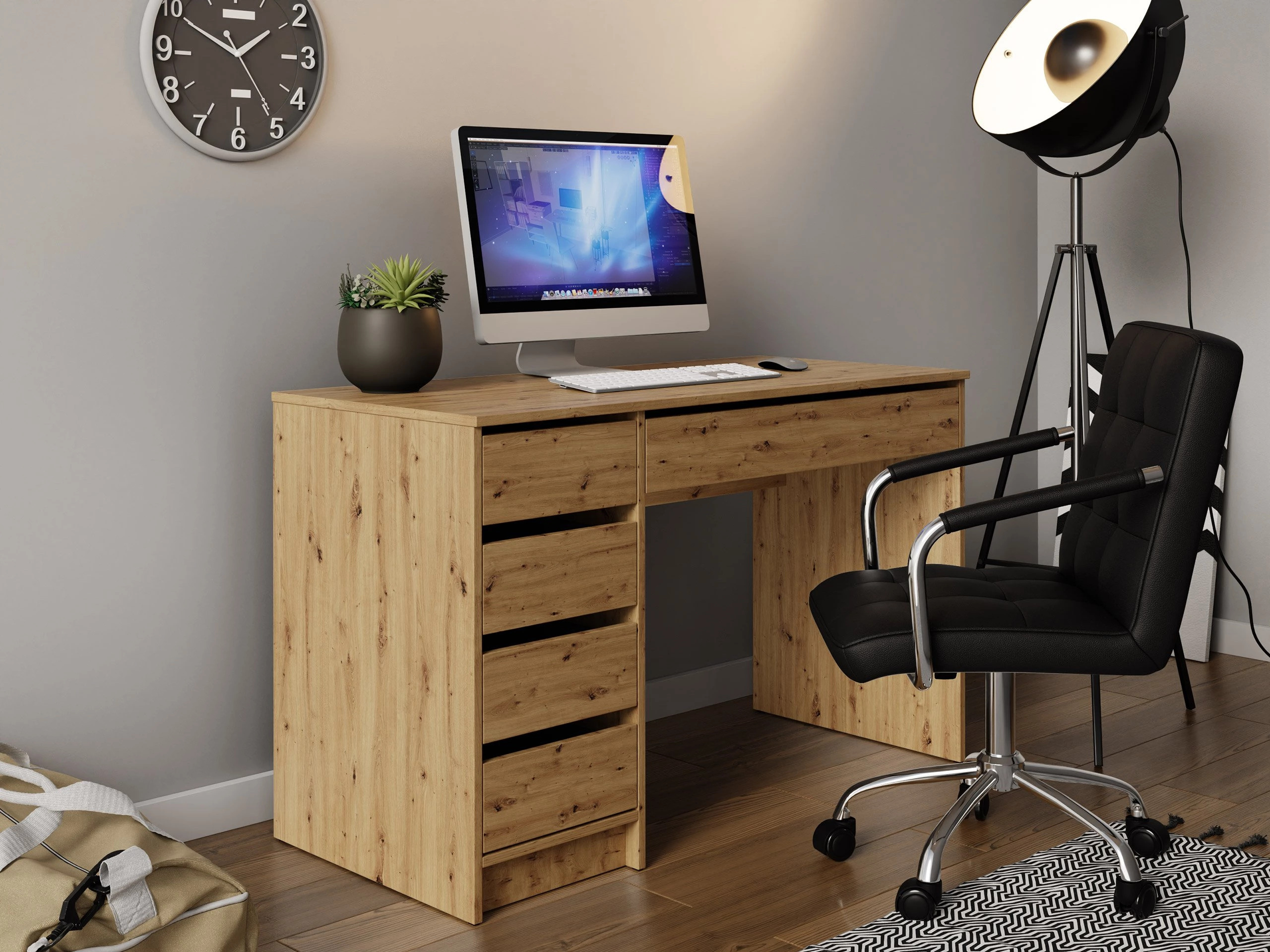 Bureau Comfivo Terros I (Artisan eiken)
