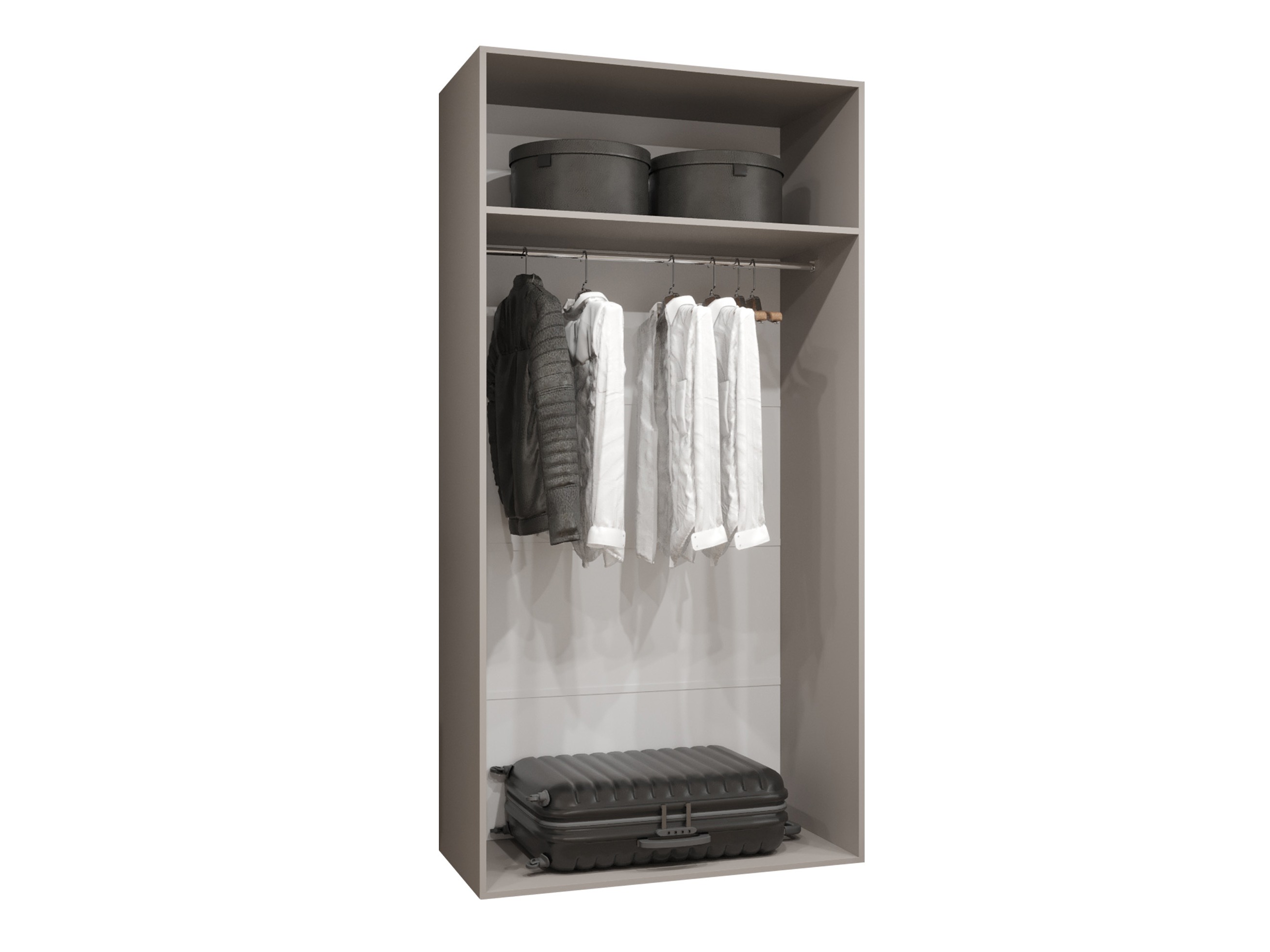 Kledingkast Hartford 579 (Zwart)