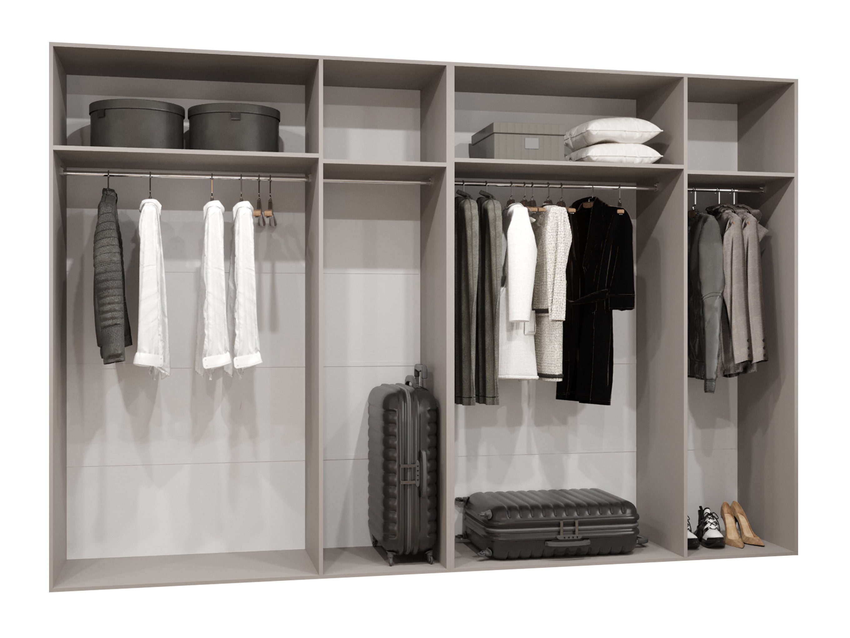 Kledingkast Hartford 583 (Kasjmier)