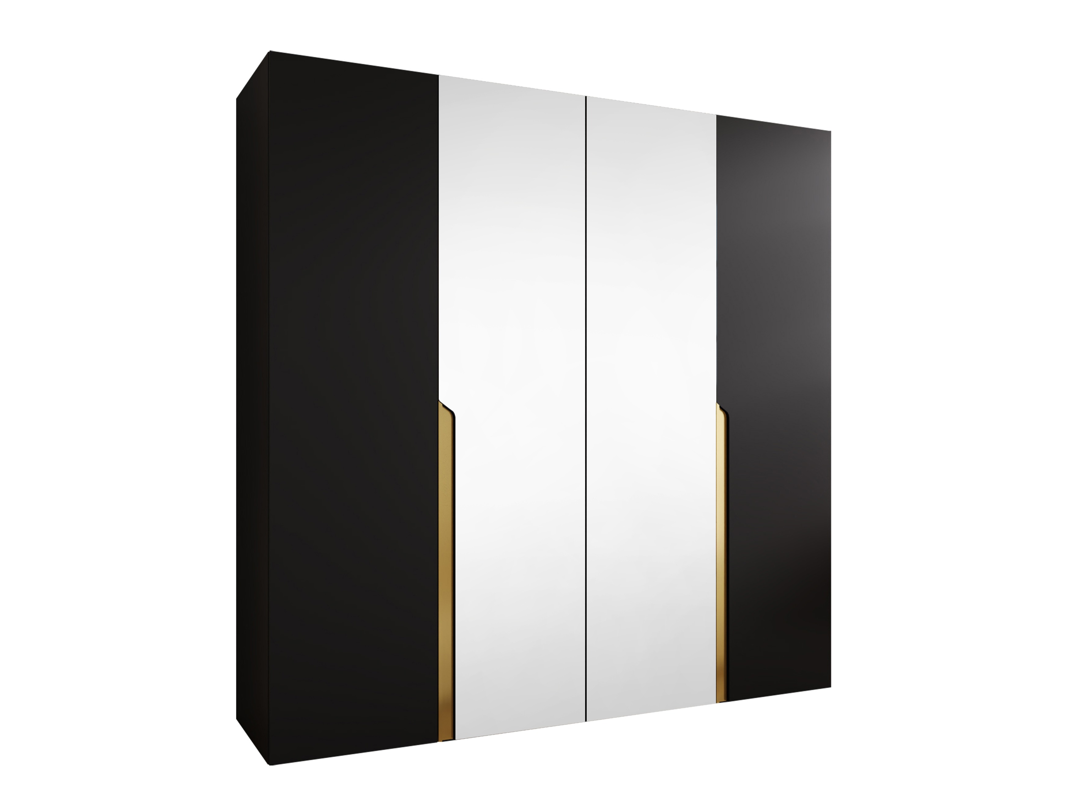 Kledingkast Hartford 586 (Zwart)