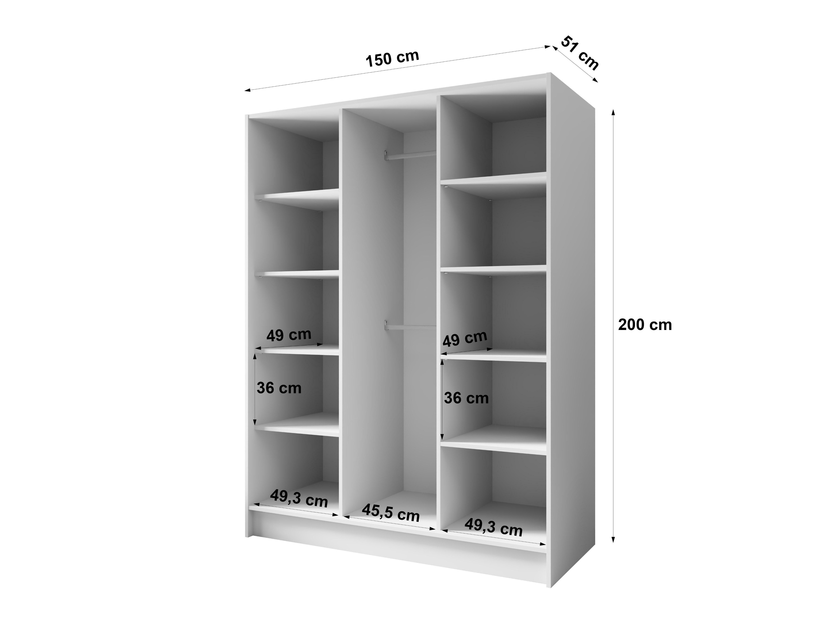 Kledingkast Arecibo 104