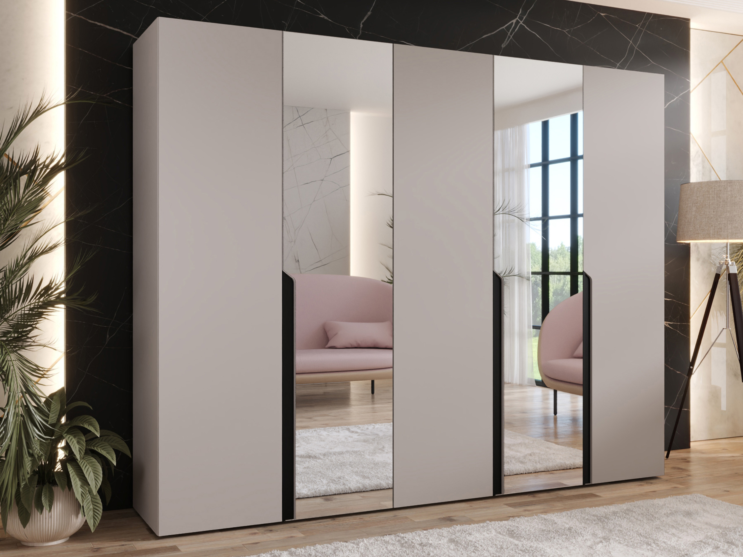 Kledingkast Hartford 587 (Kasjmier)