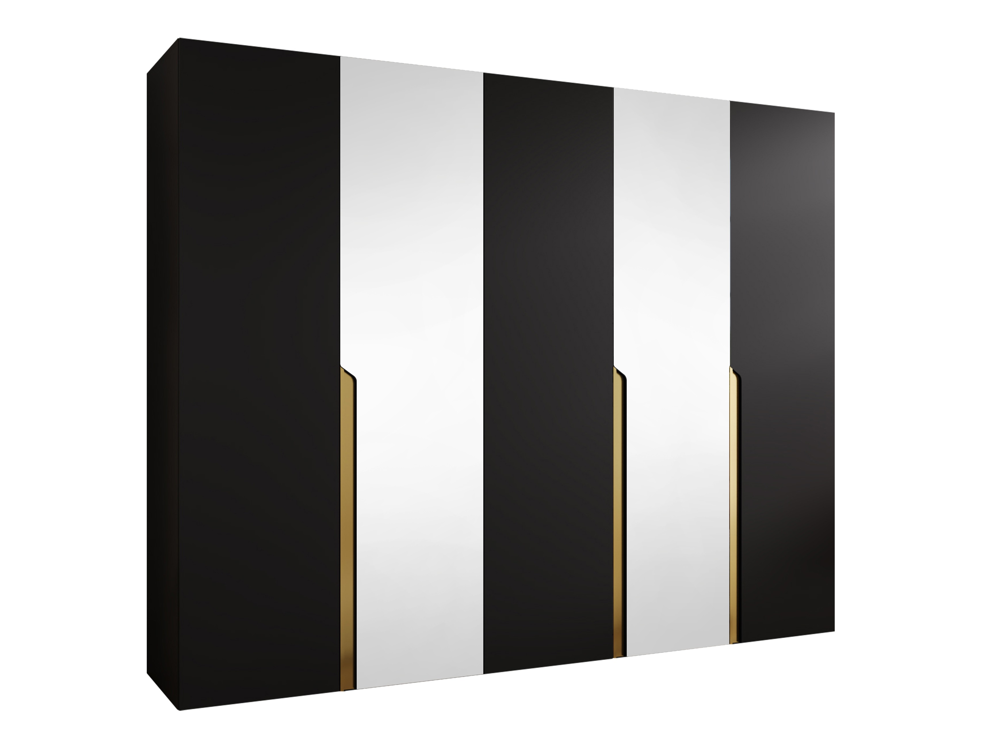 Kledingkast Hartford 587 (Zwart)