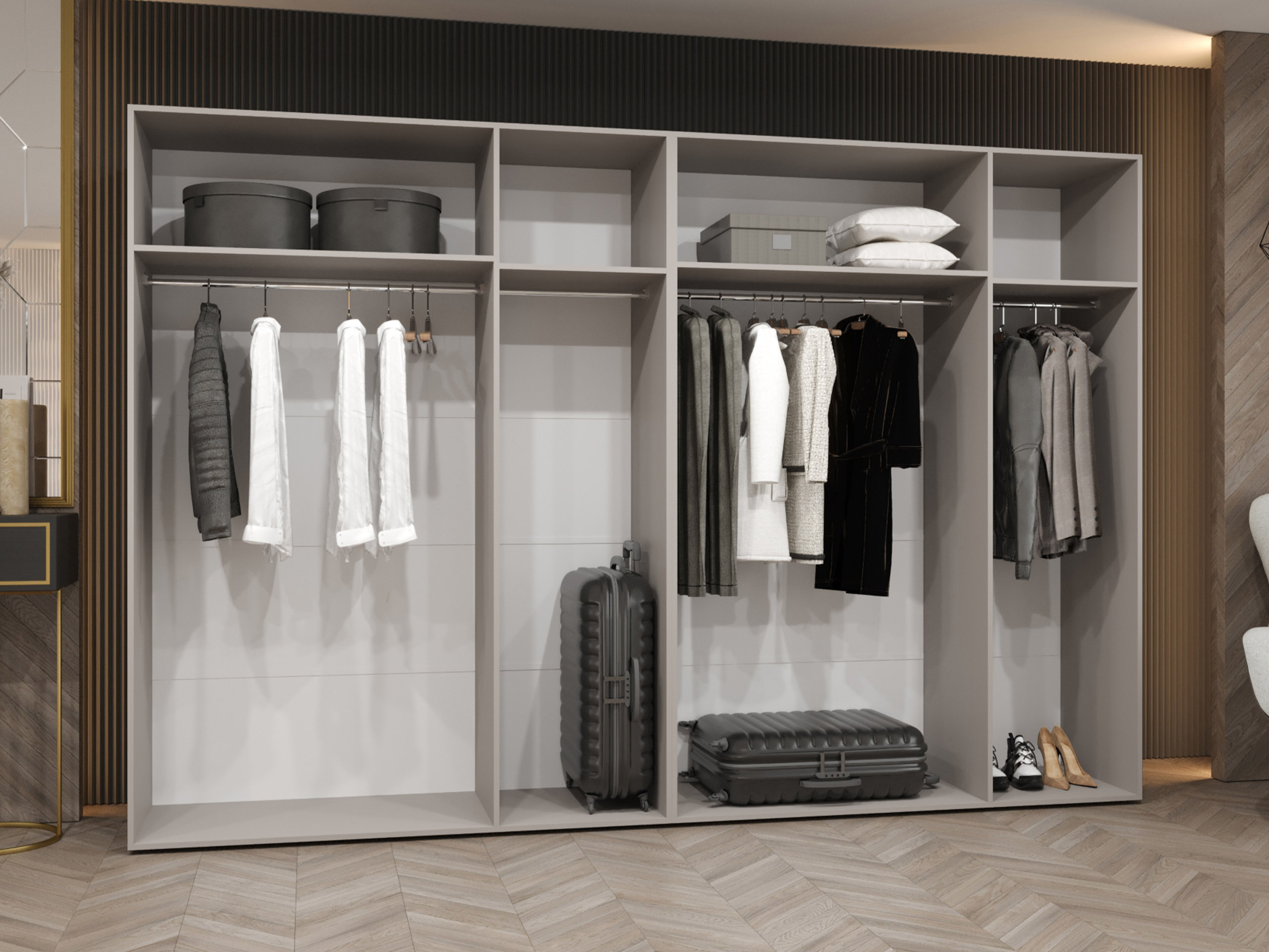 Kledingkast Hartford 588 (Kasjmier)