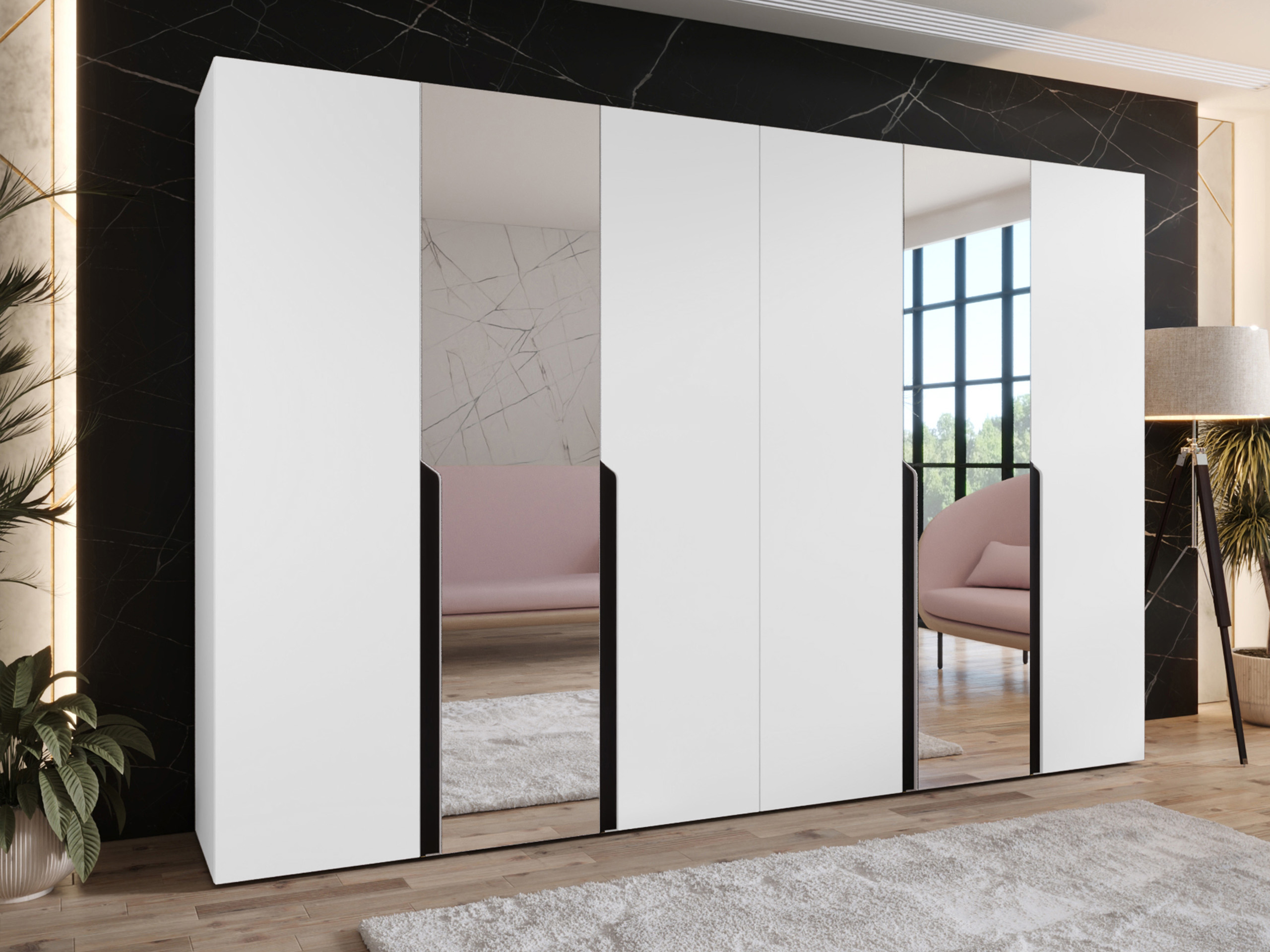 Kledingkast Hartford 588 (Wit)