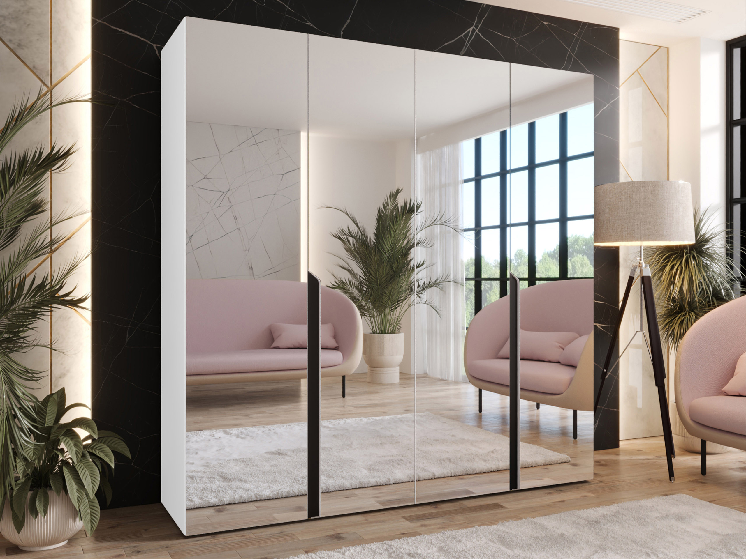 Kledingkast Hartford 591 (Wit)