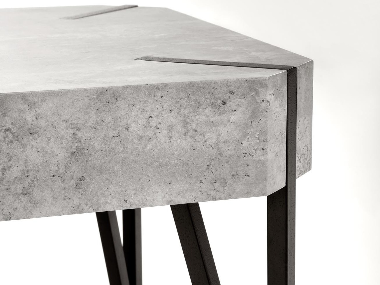Salontafel Houston 303 (Beton + Zwart)