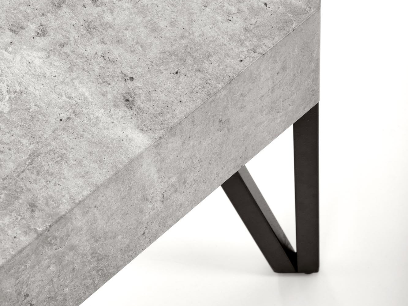 Salontafel Houston 303 (Beton + Zwart)