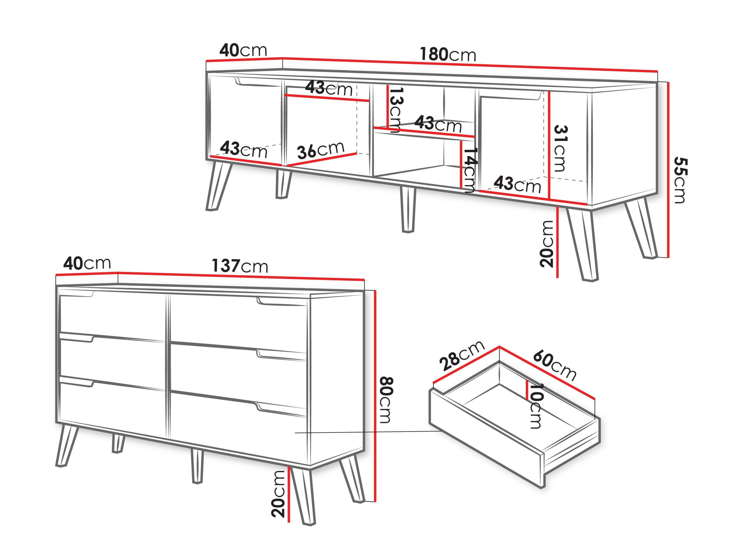 Woonkamerset Elbtive 105 (Kasjmier)