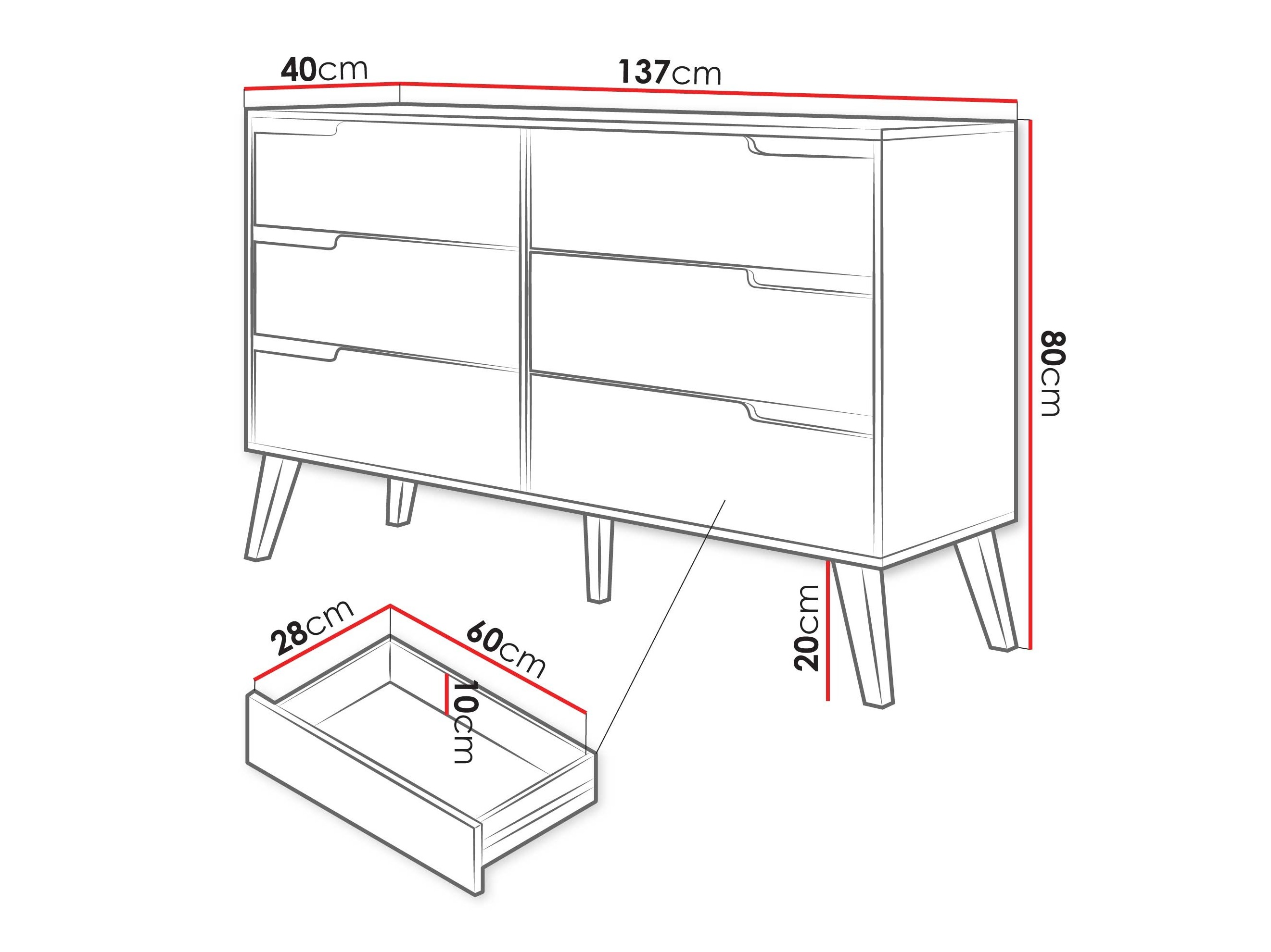 Ladekast Elbtive 103 (Kasjmier)