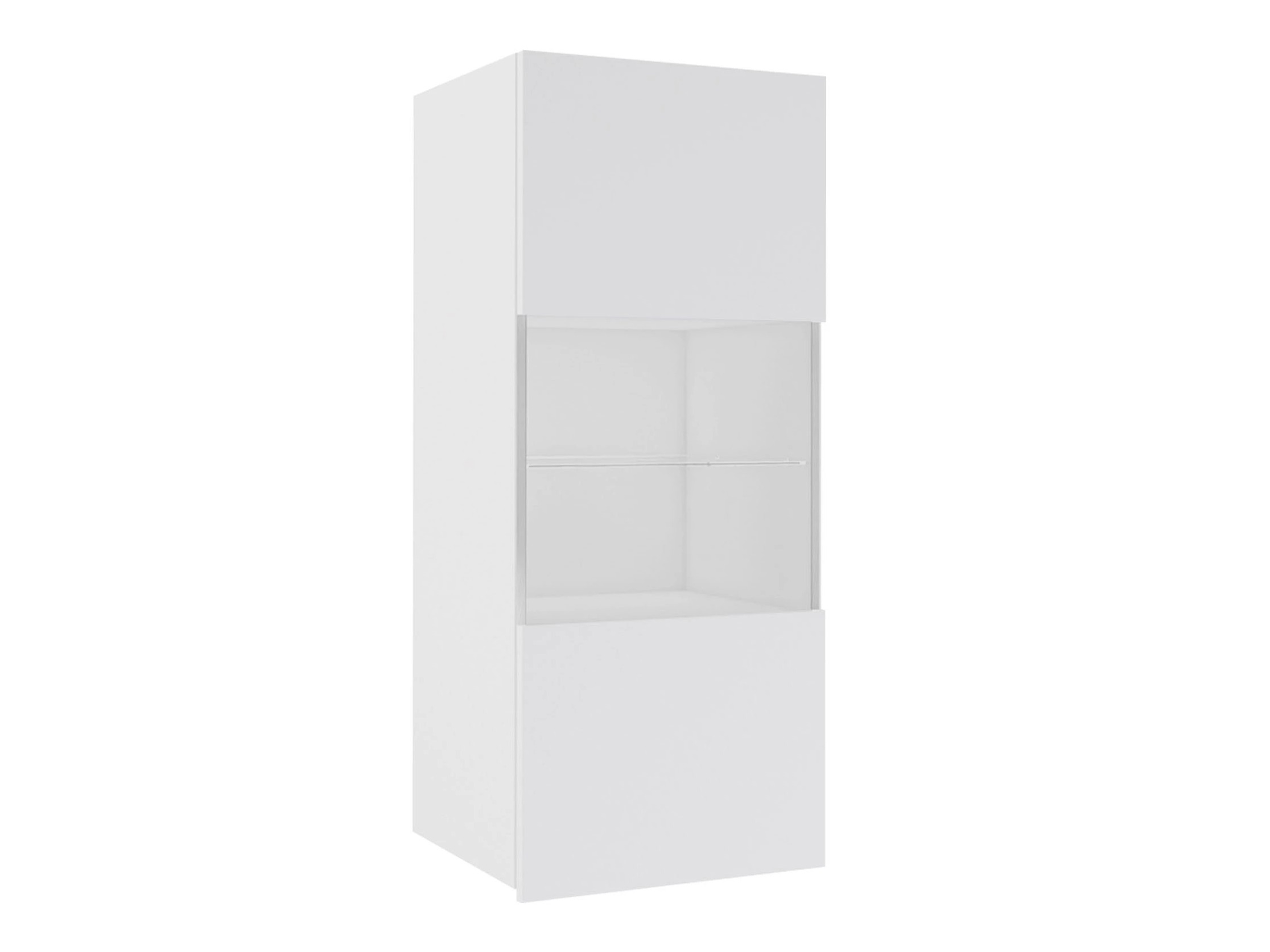 Wandkast Remus I (Wit + Glanzend wit)