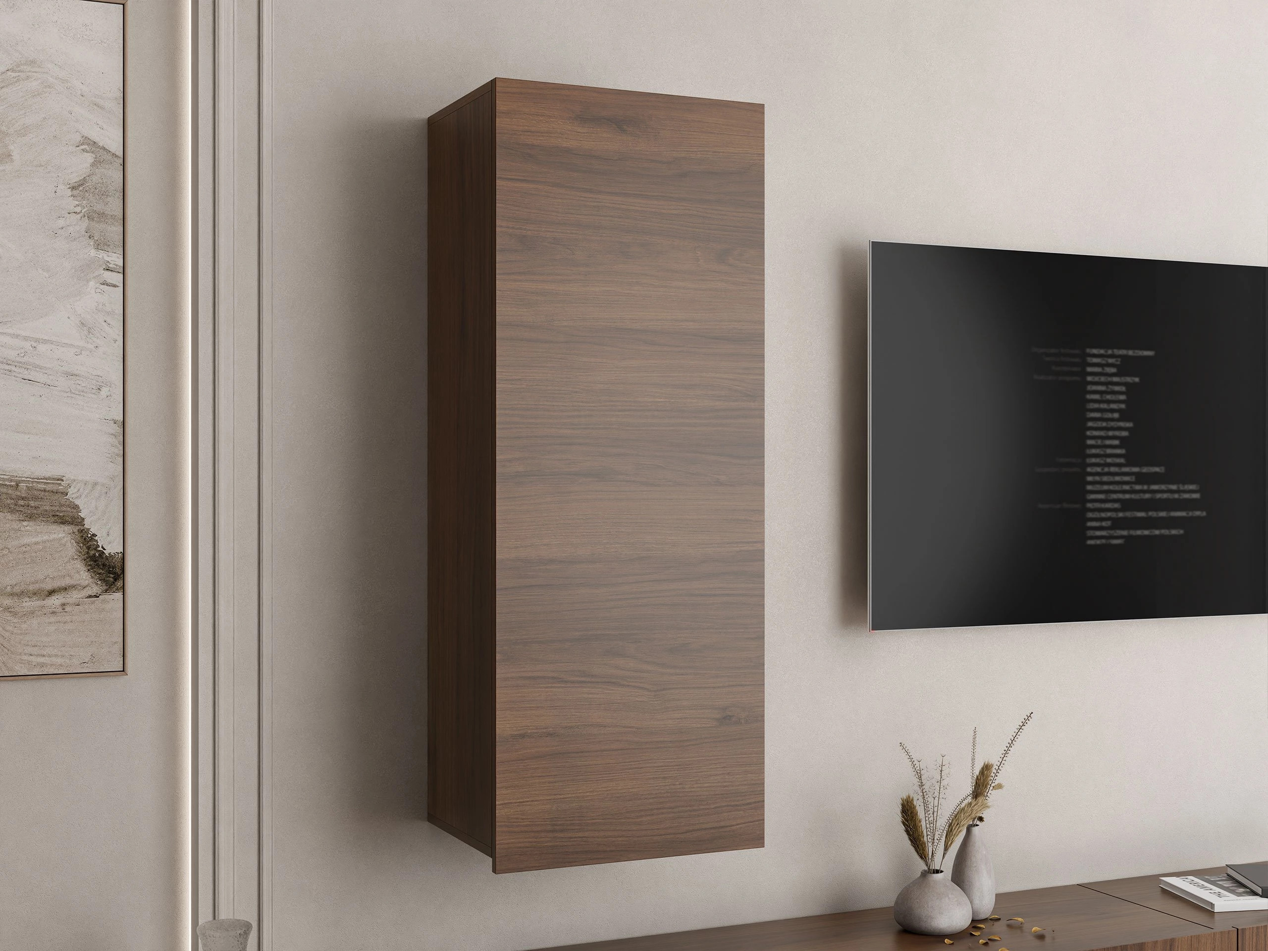 Wandkast Remus III (Notenhout)