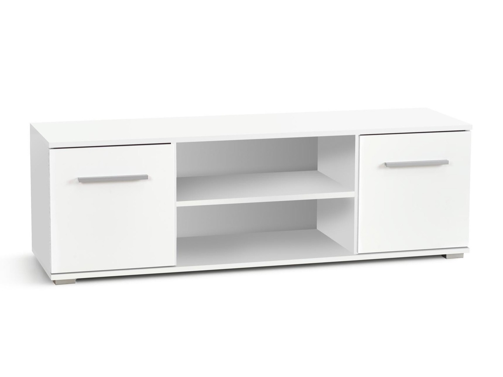 TV-meubel Cirveso 109 (Wit + Glanzend wit)