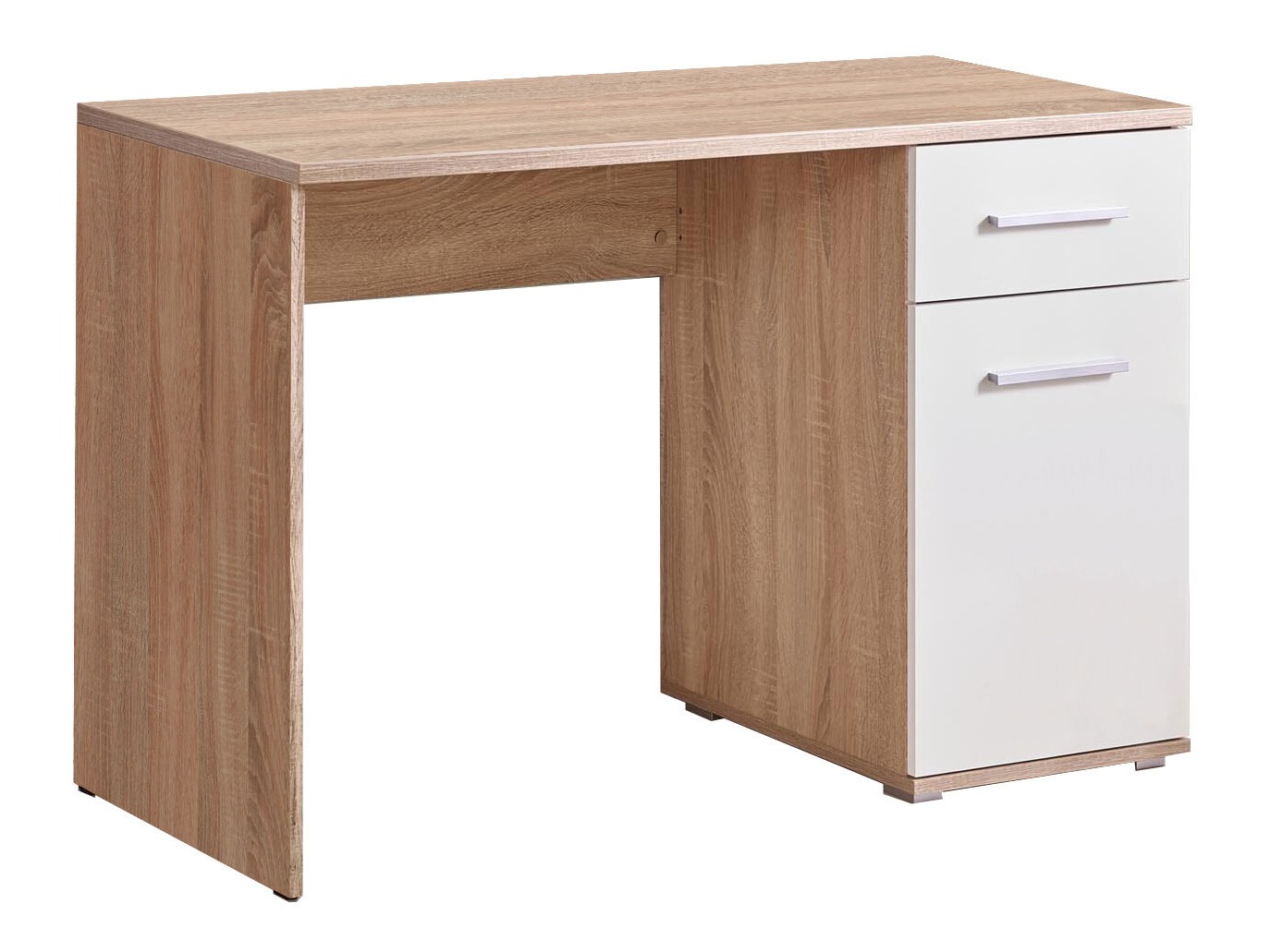 Bureau Cirveso 114 (Sonoma eik + Glanzend wit)