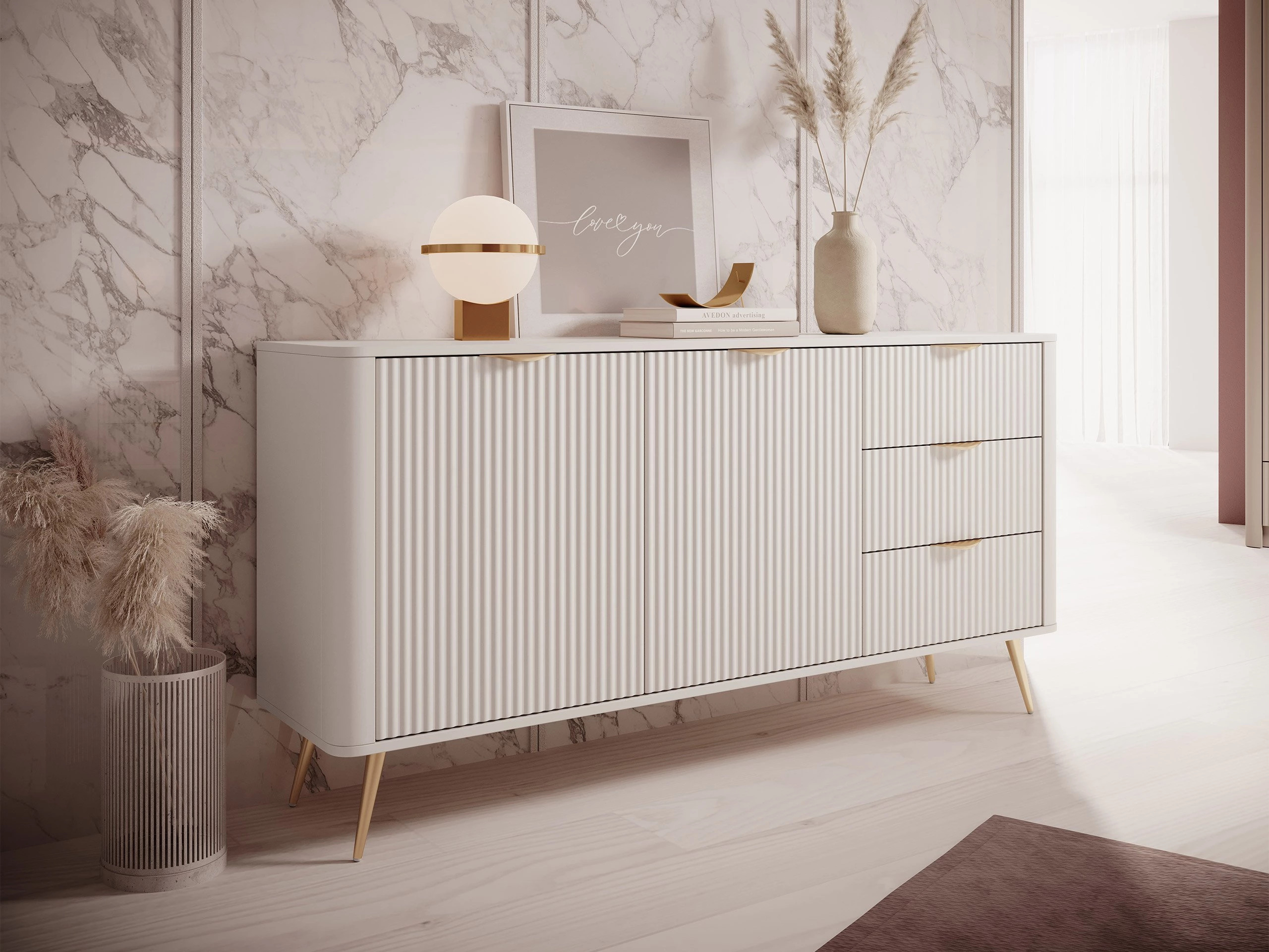 Ladekast Lectum I (Beige)