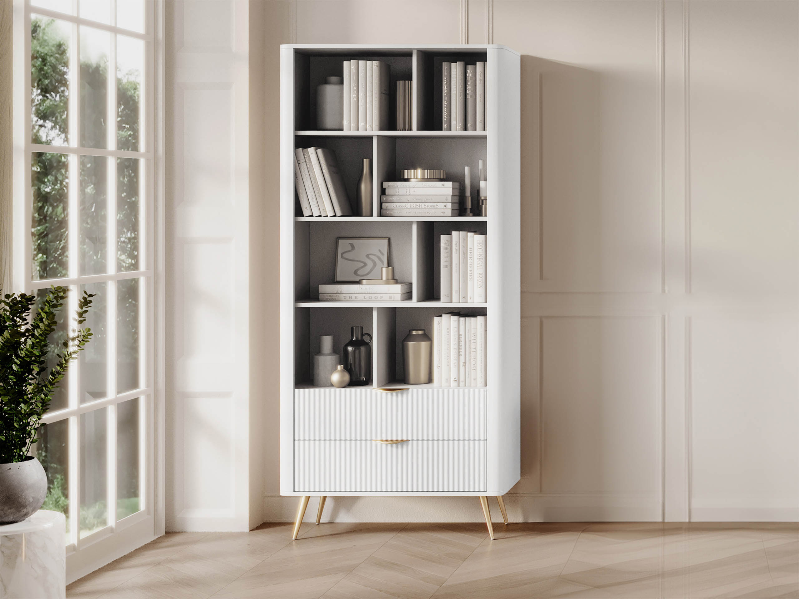 Boekenkast Lectum (Wit)