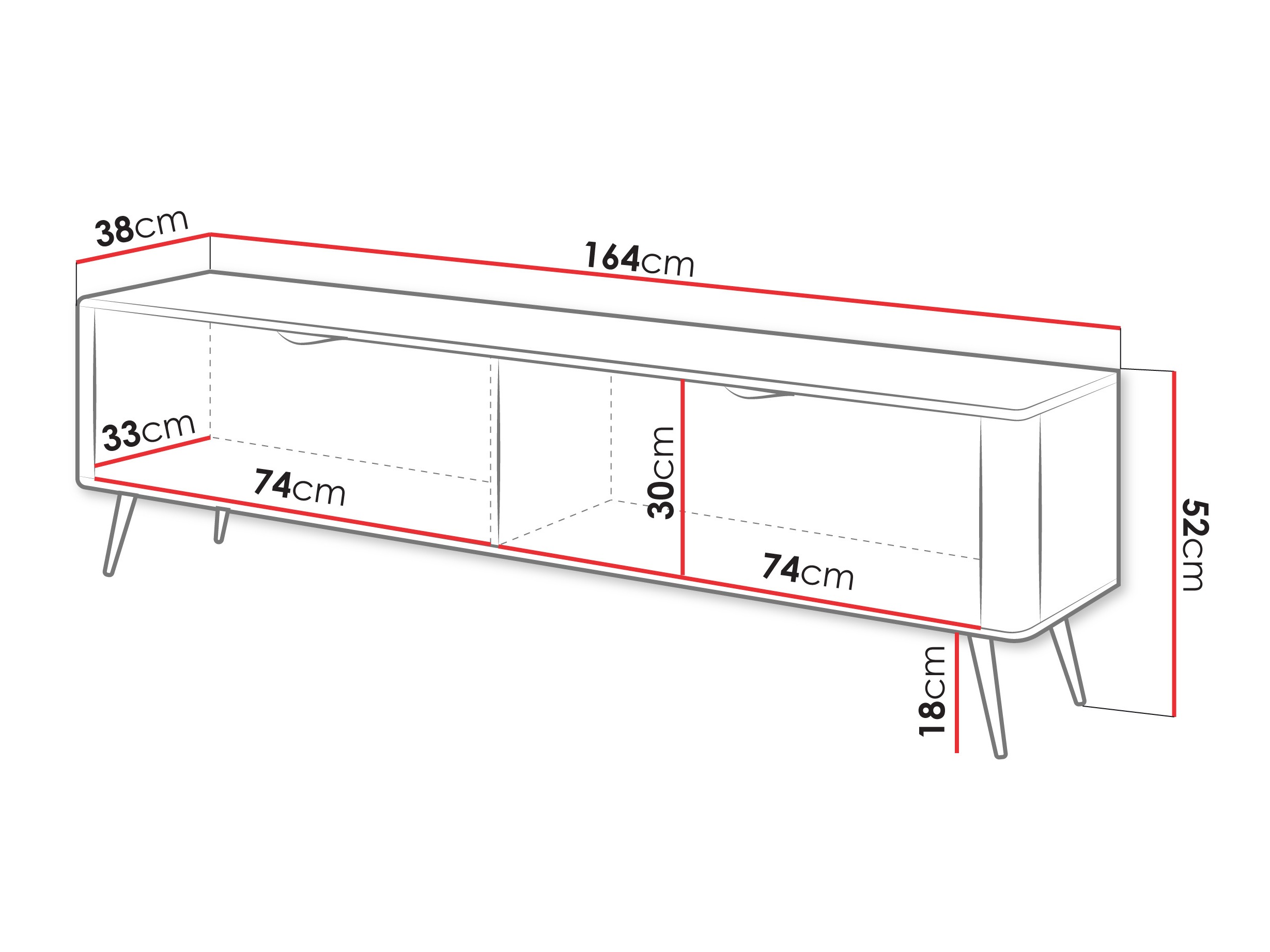 TV-meubel Lectum (Beige)