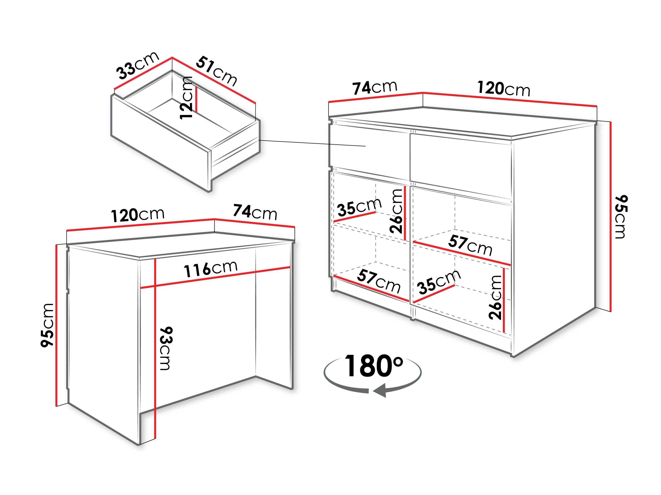 Keukeneiland Comfivo Cantal (Eiken)