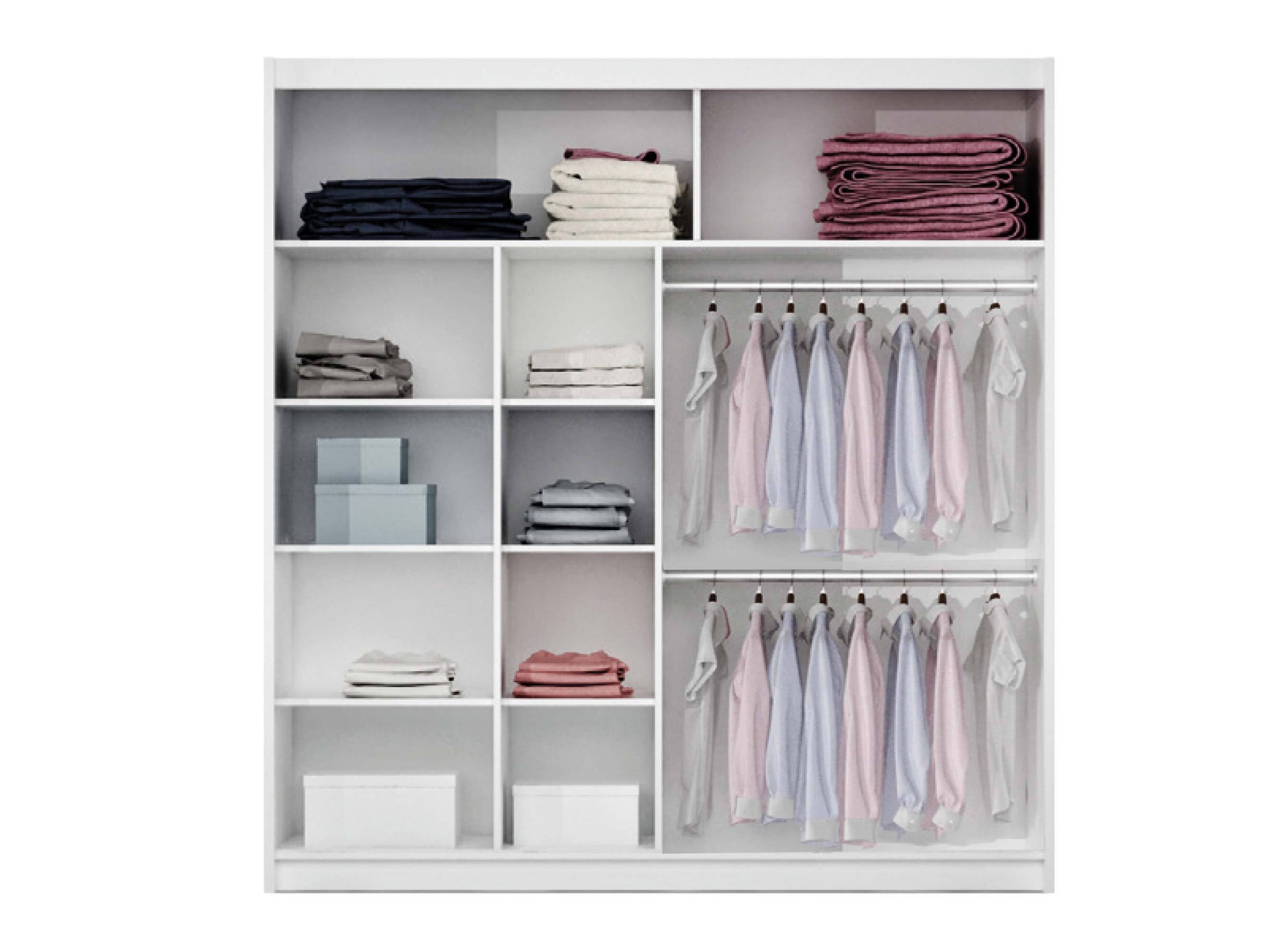 Kledingkast Honolulu 201 (Wit)