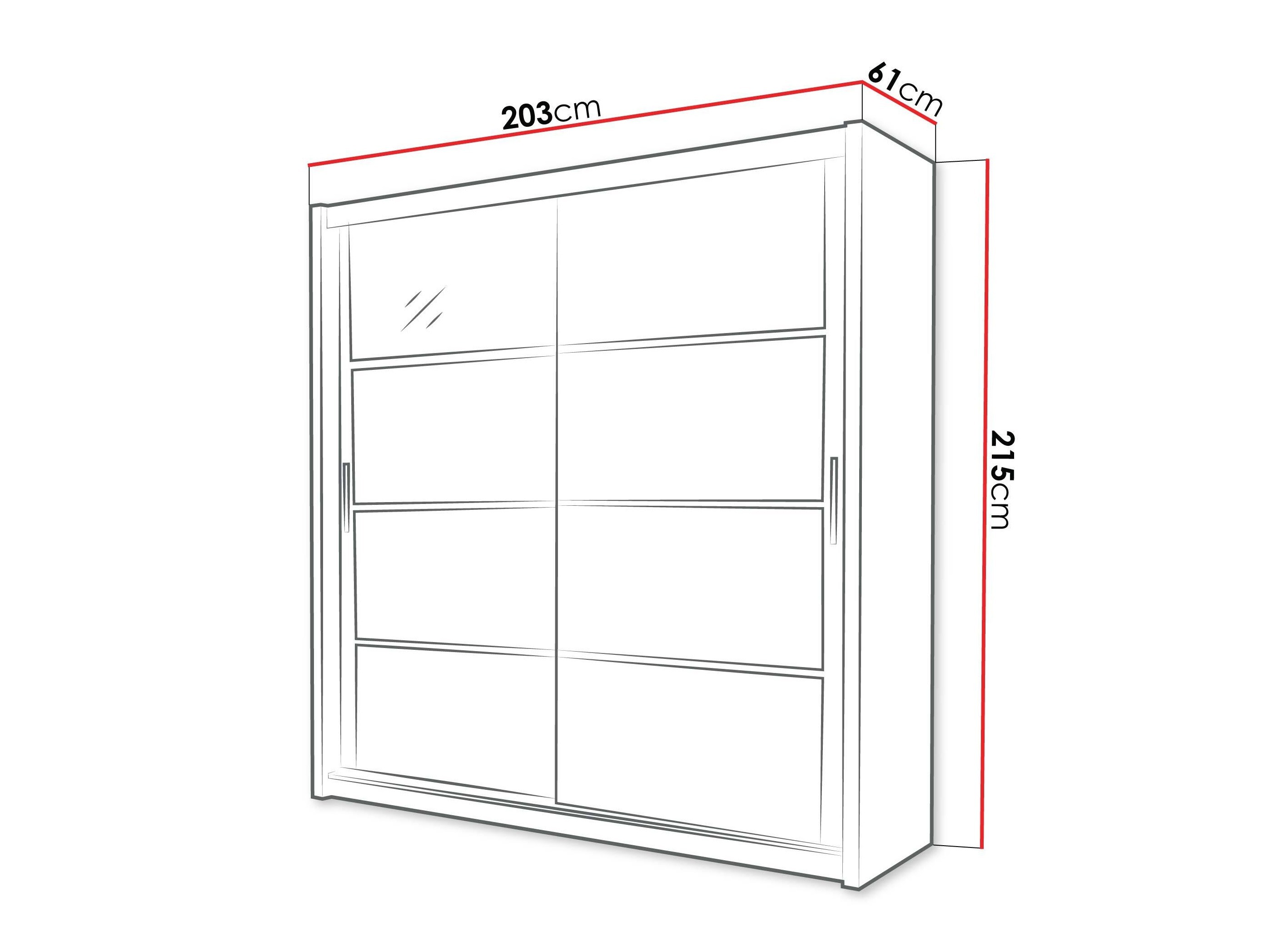 Kledingkast Honolulu 201 (Wit)