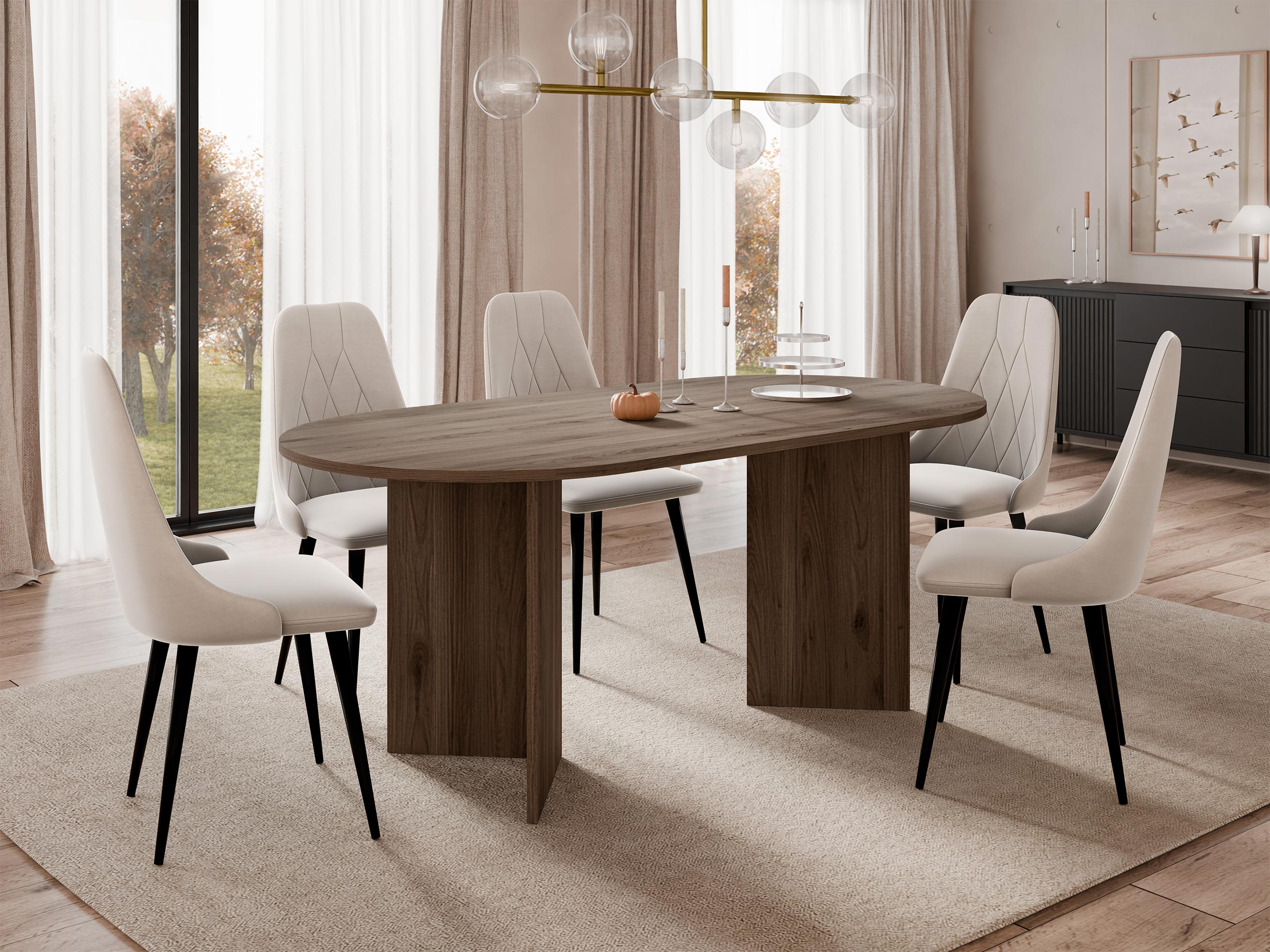 Tafel Comfivo 508 (Notenhout)