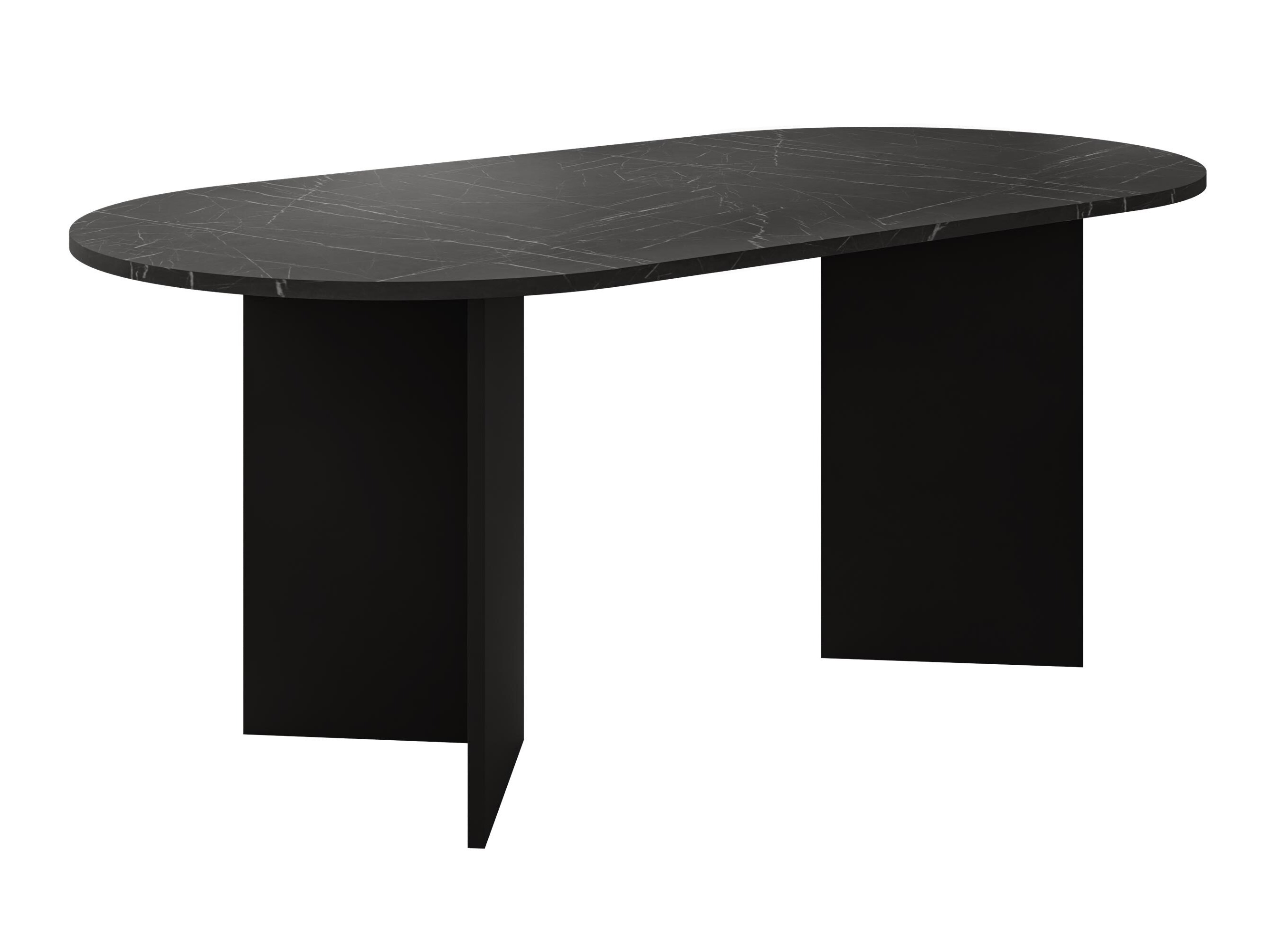 Tafel Comfivo 508 (Zwart marmer + Zwart)