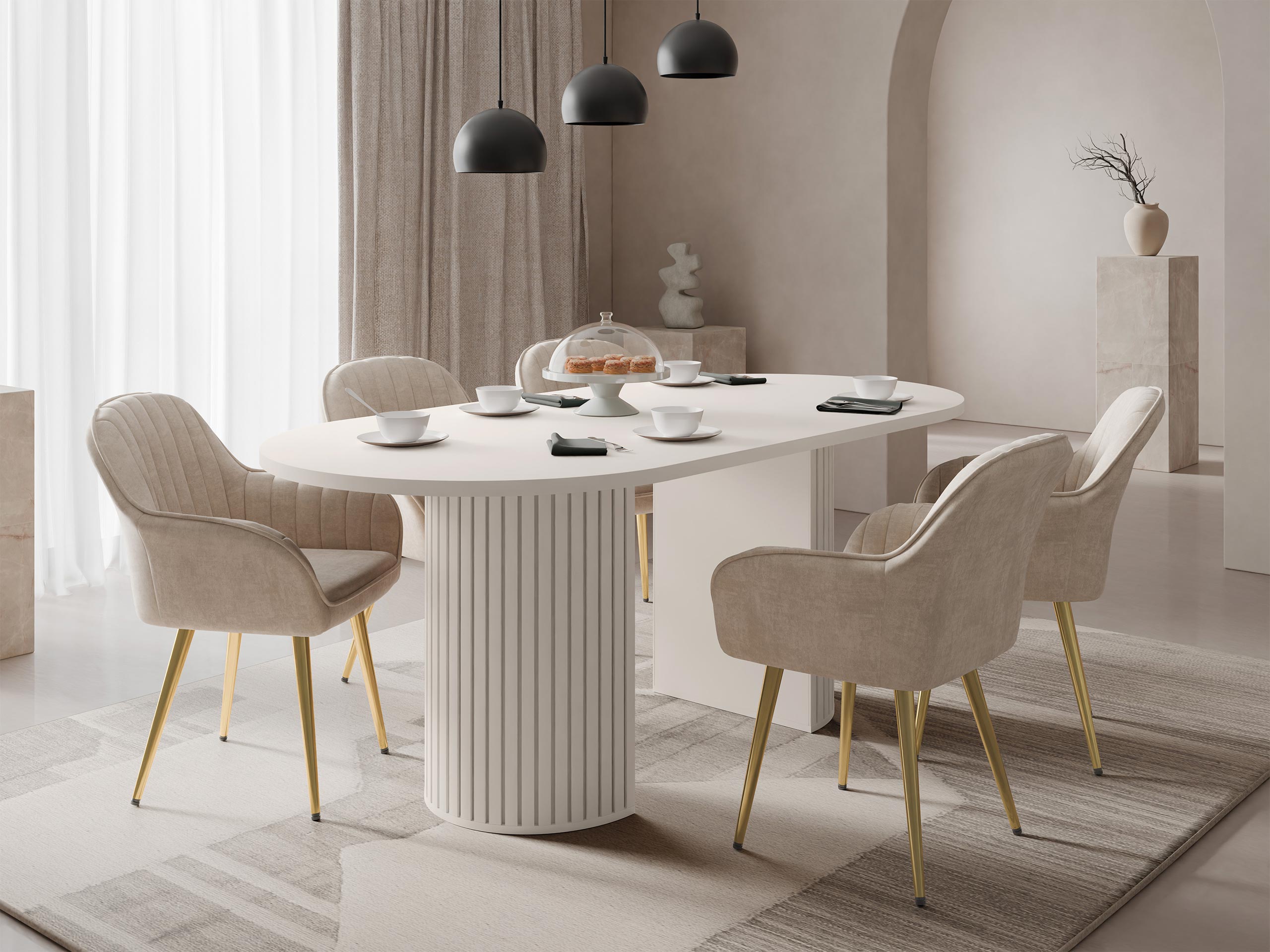 Tafel Comfivo Ulma (Beige)