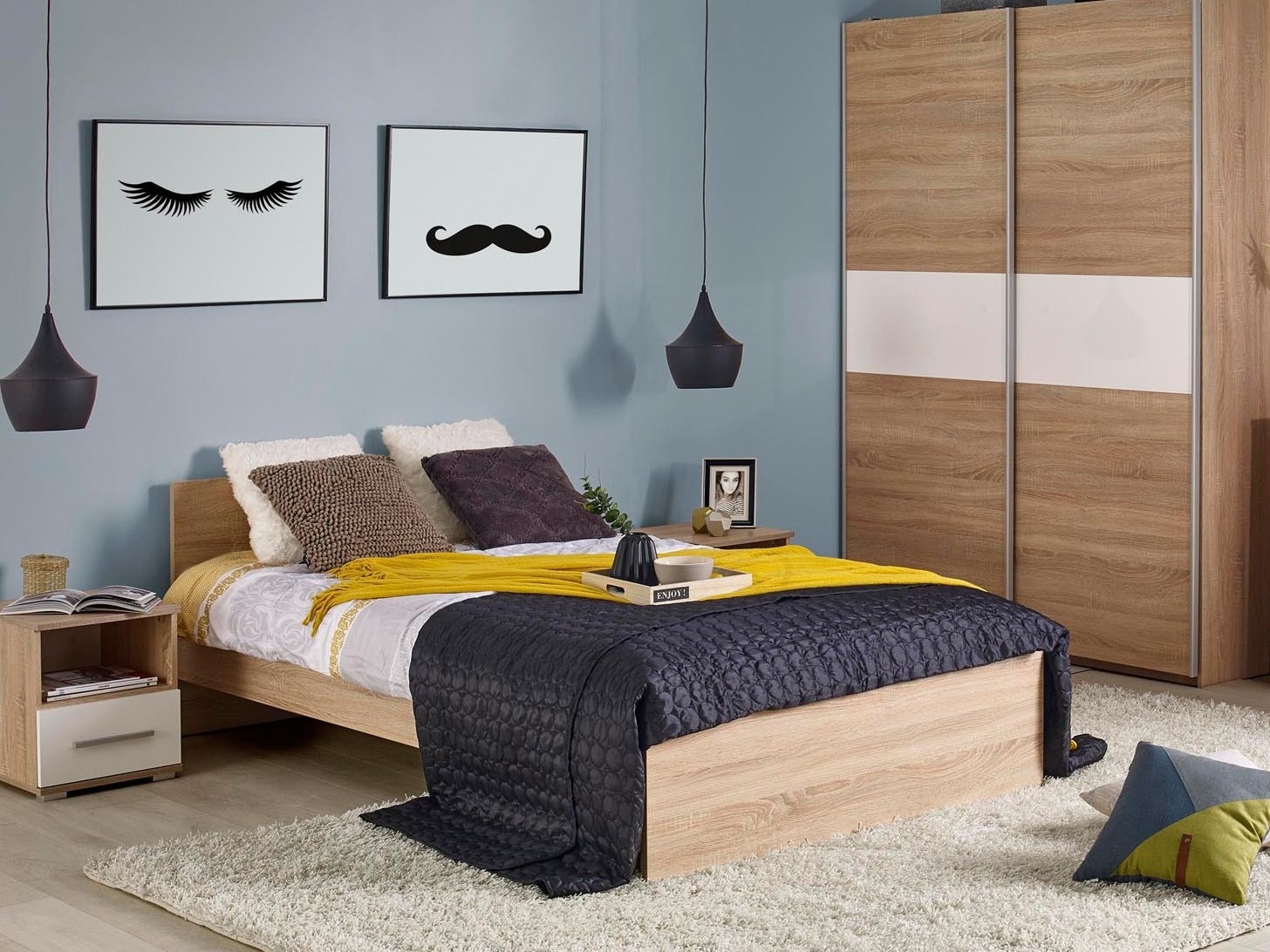 Bed Cirveso 105 (Sonoma eik)