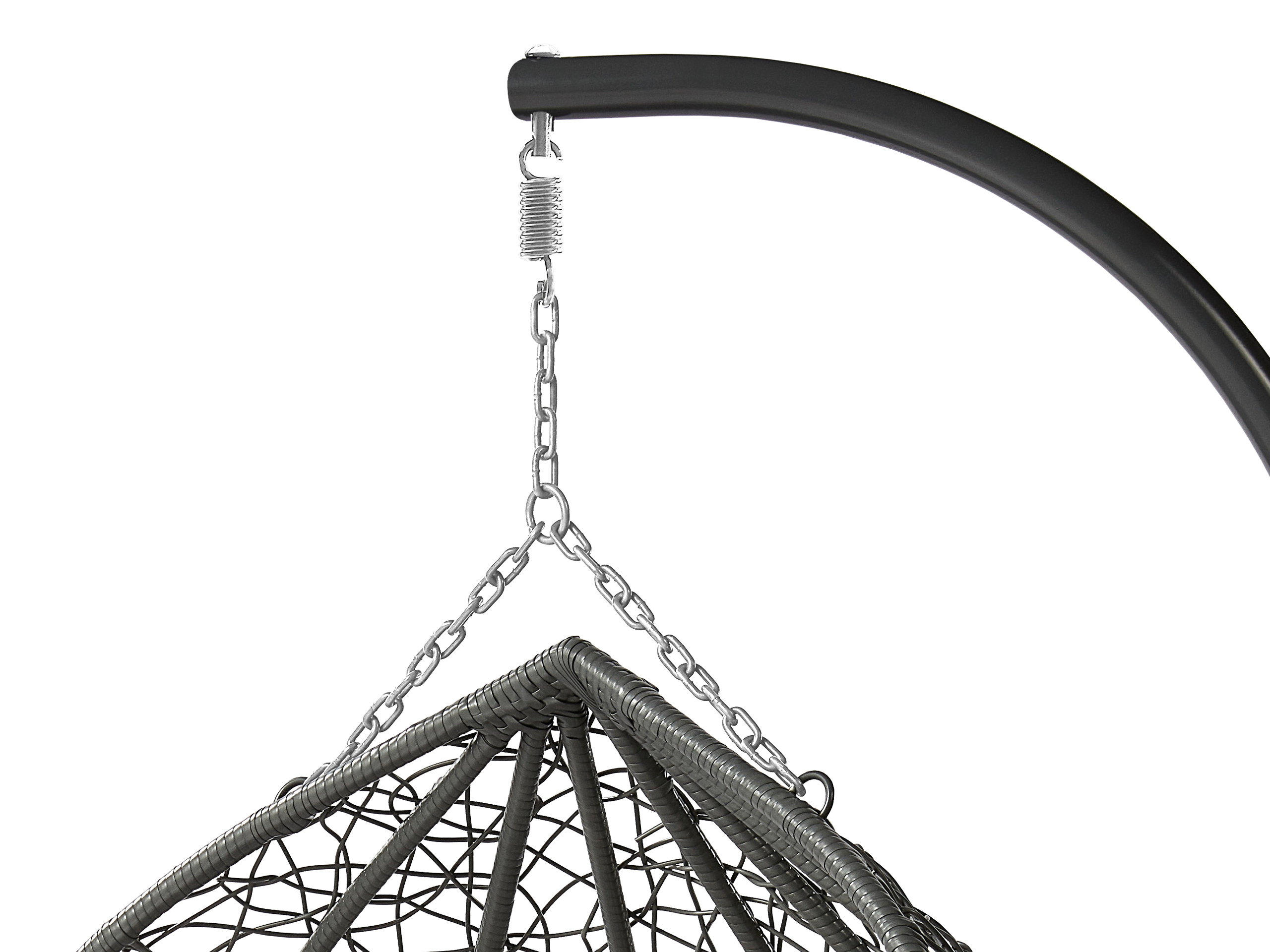 Hangende stoel Comfivo Audos (Grijs + Lichtgrijs)