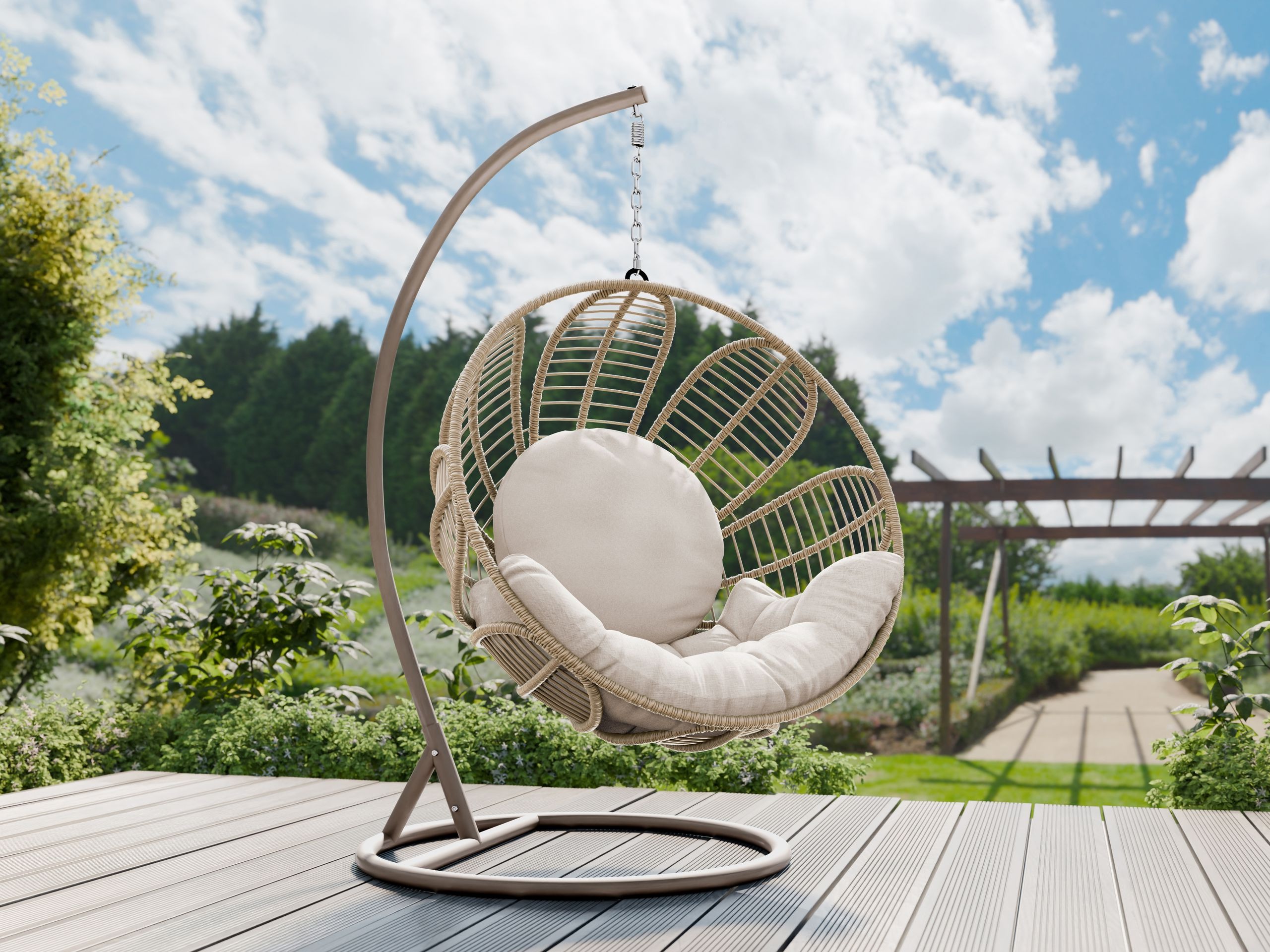 Hangende stoel Comfivo Ingenium (Beige)